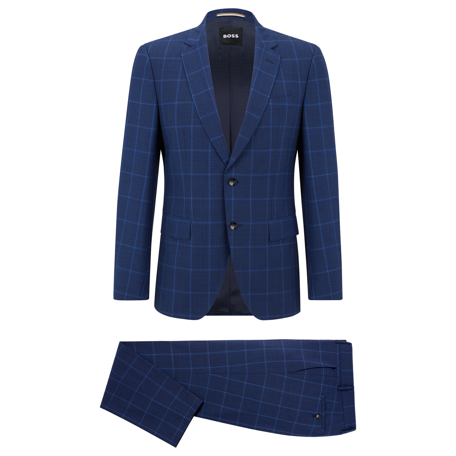 Boss Костюм 50491007 Тъмносин Slim Fit - Pepit.bg