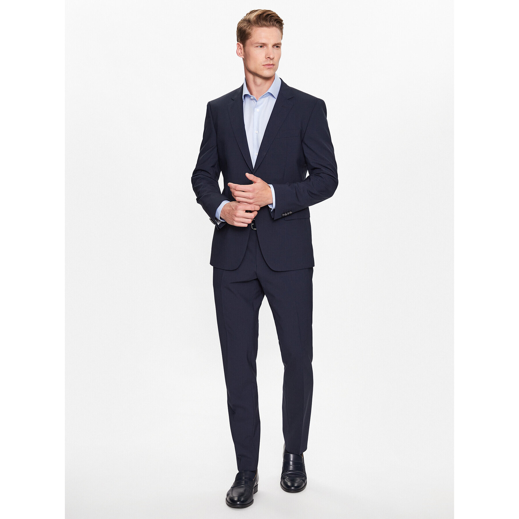 Boss Костюм 50493667 Тъмносин Slim Fit - Pepit.bg
