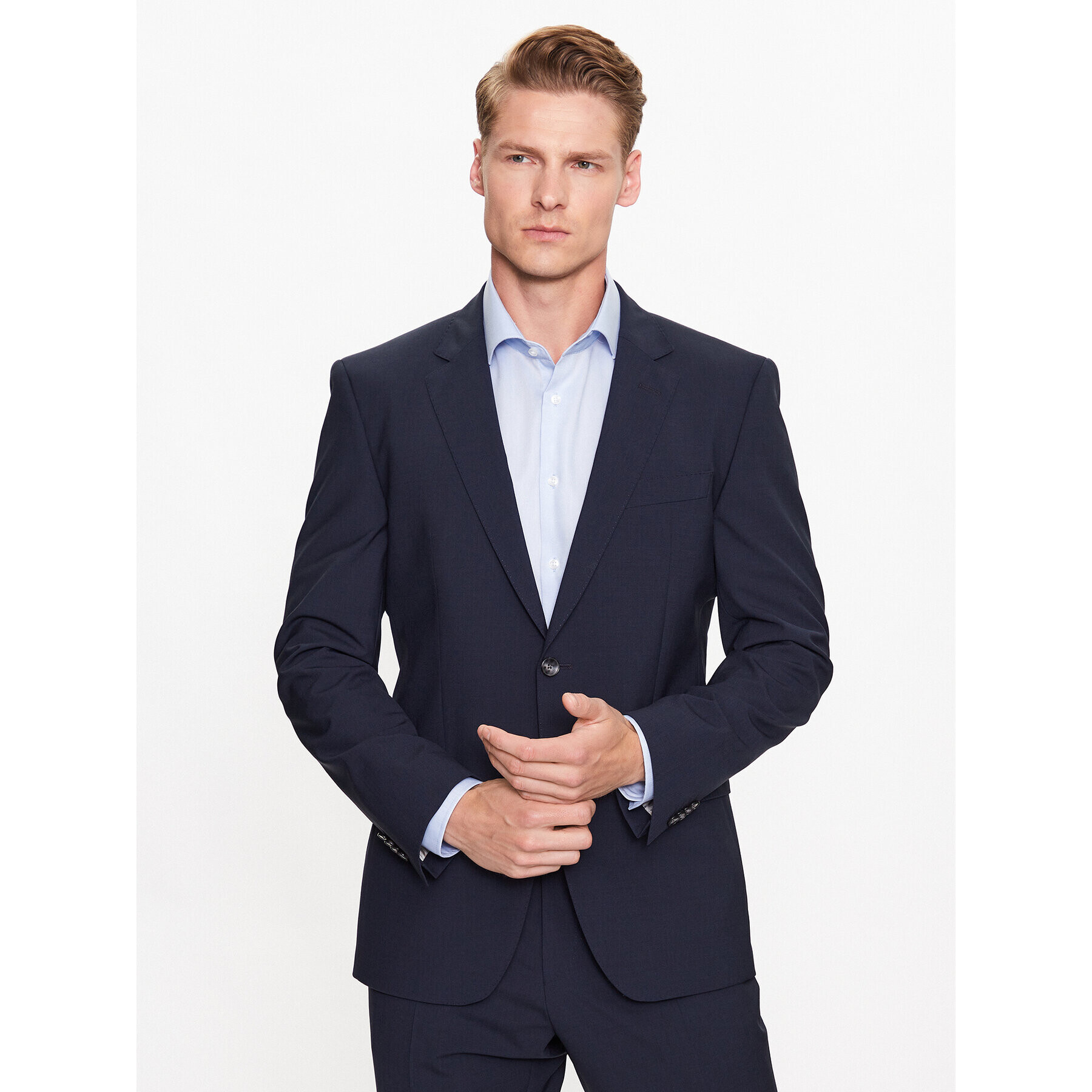 Boss Костюм 50493667 Тъмносин Slim Fit - Pepit.bg