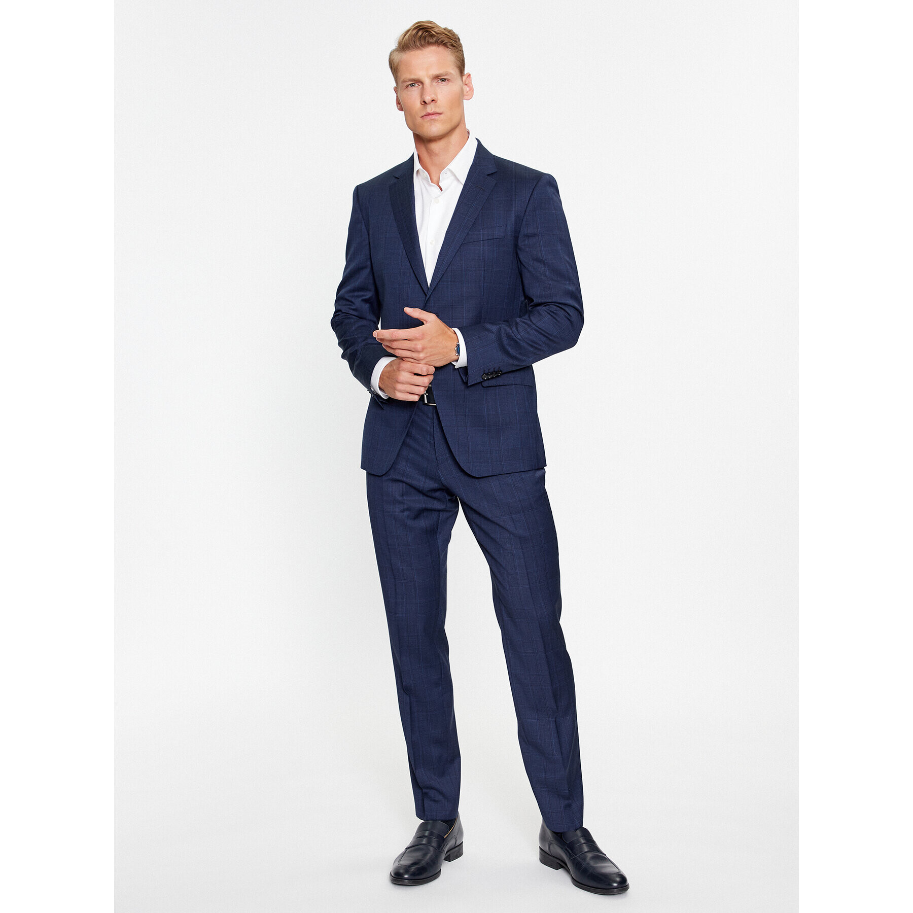 Boss Костюм 50502439 Тъмносин Slim Fit - Pepit.bg