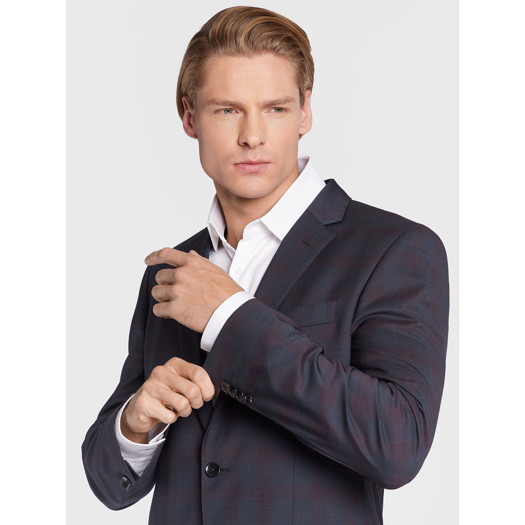 Boss Костюм H-Huge 50479975 Тъмносин Slim Fit - Pepit.bg