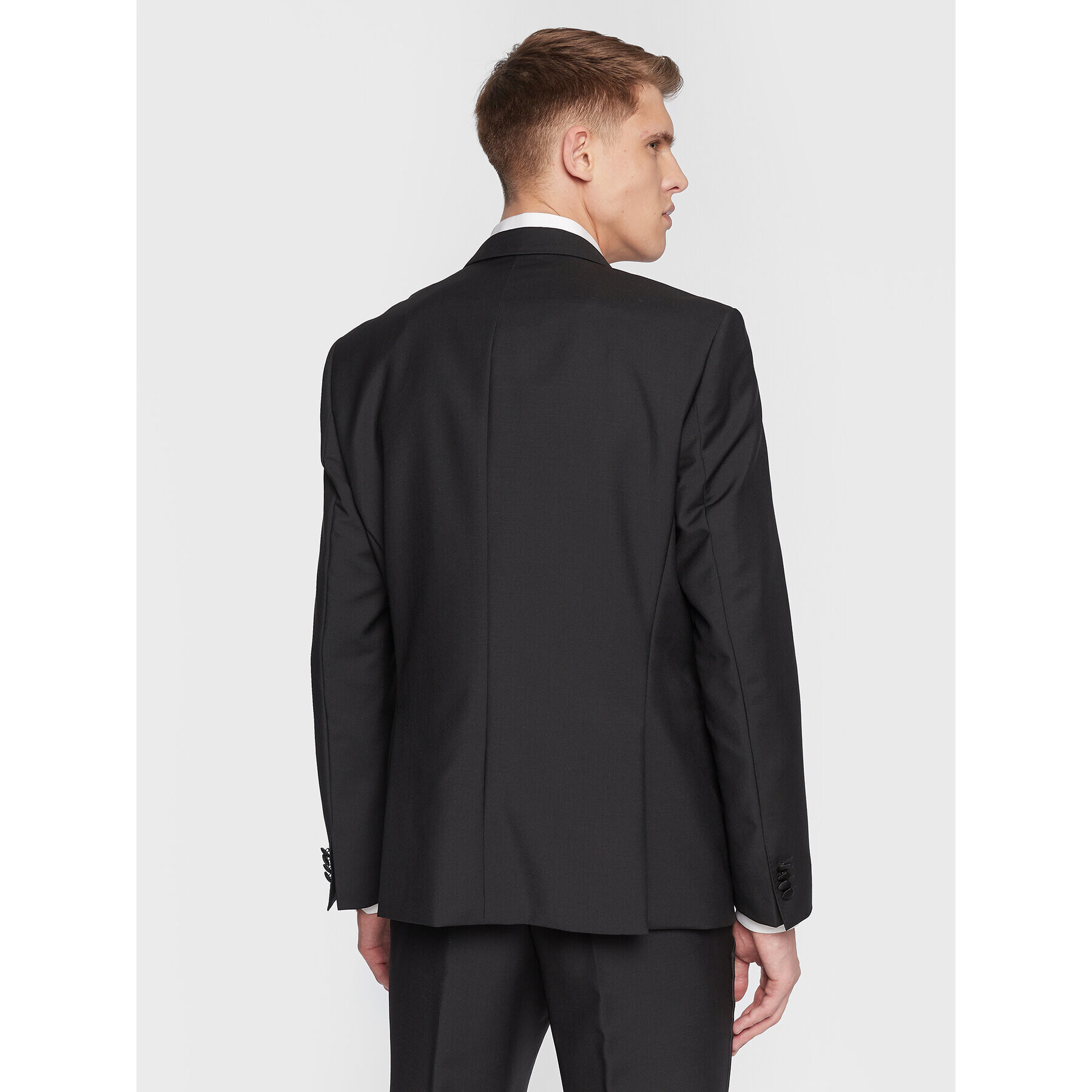 Boss Костюм H-Huge 50484710 Черен Slim Fit - Pepit.bg