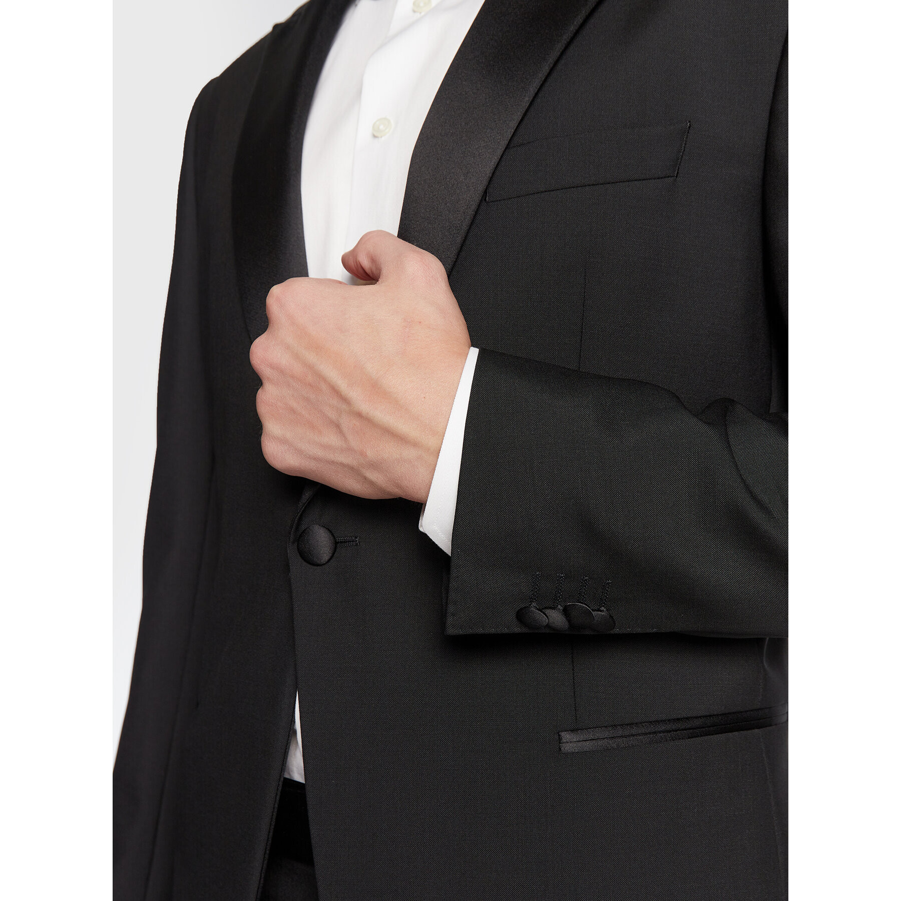 Boss Костюм H-Huge 50484710 Черен Slim Fit - Pepit.bg