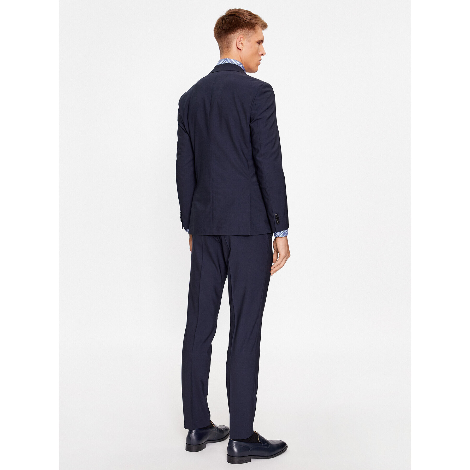 Boss Костюм P-Huge-233 50502500 Тъмносин Slim Fit - Pepit.bg