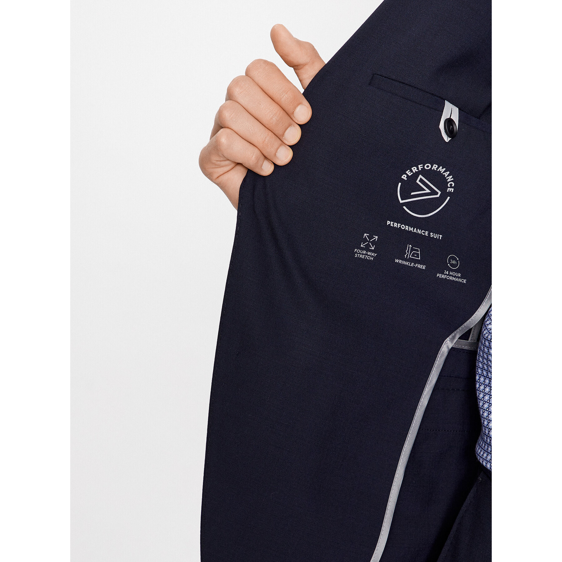 Boss Костюм P-Huge-233 50502500 Тъмносин Slim Fit - Pepit.bg