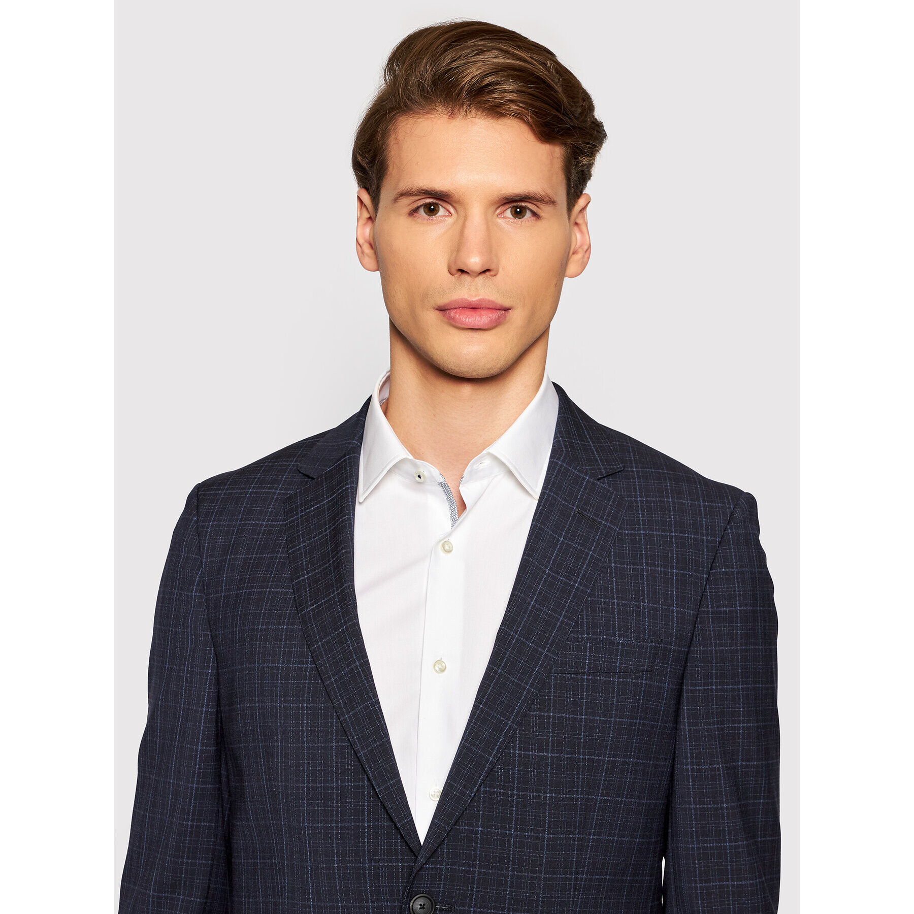 Boss Костюм P-Huge-214 50458941 Тъмносин Slim Fit - Pepit.bg