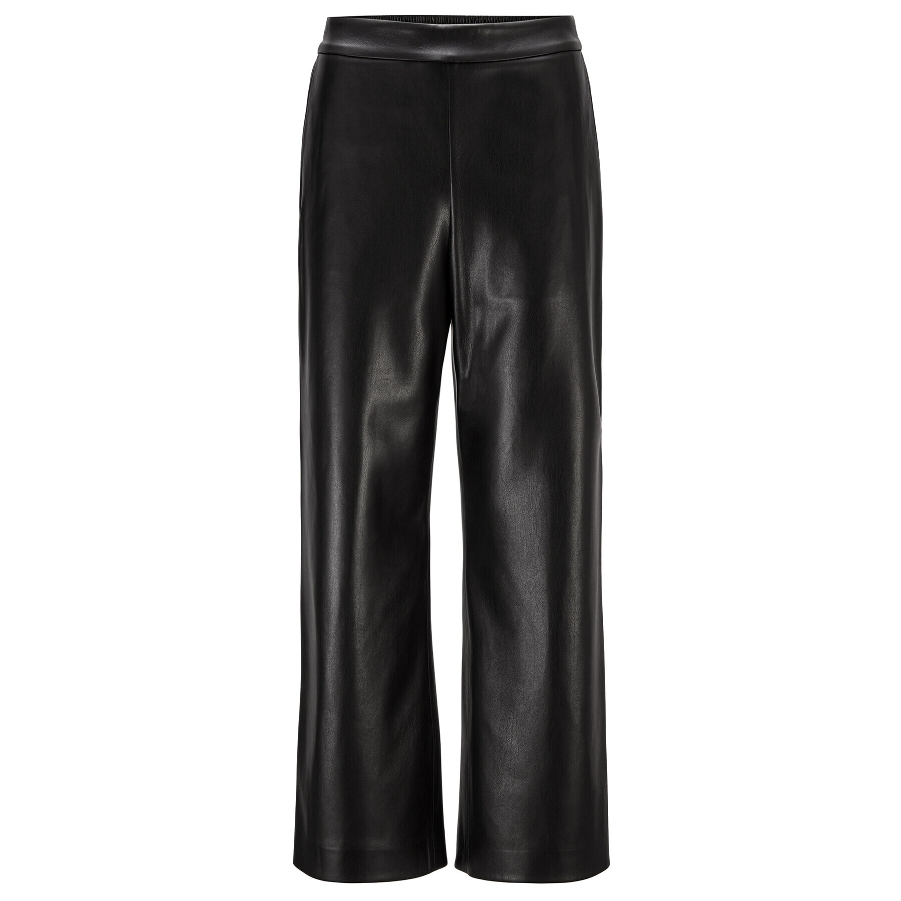 Boss Кожени панталони Taomie 50447662 Черен Regular Fit - Pepit.bg