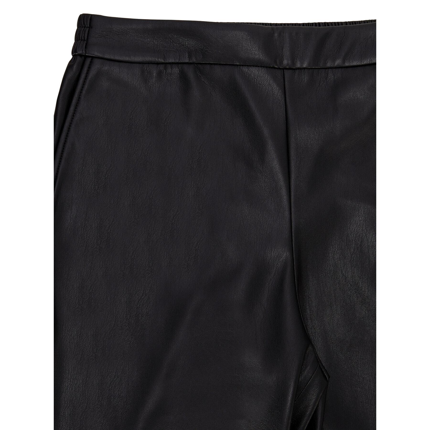 Boss Кожени панталони Taomie 50447662 Черен Regular Fit - Pepit.bg