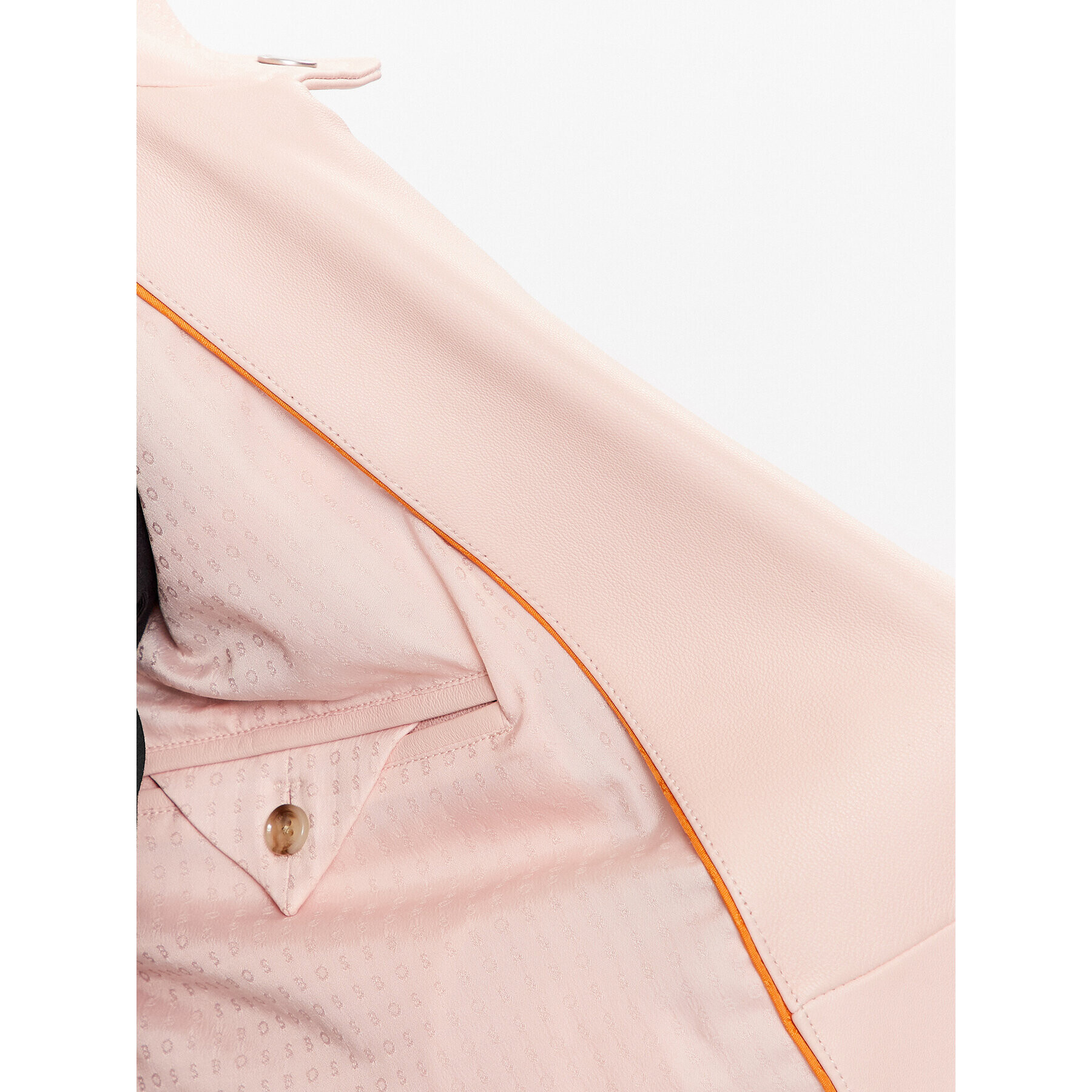 Boss Кожено яке C_Saleli3 50487600 Розов Slim Fit - Pepit.bg