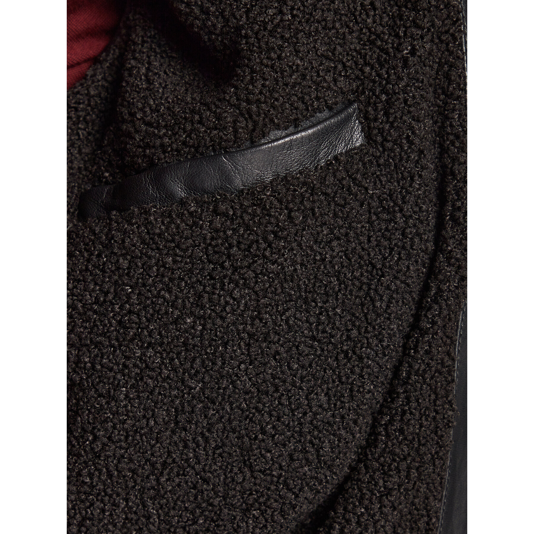 Boss Кожено яке Jur 50476983 Черен Regular Fit - Pepit.bg