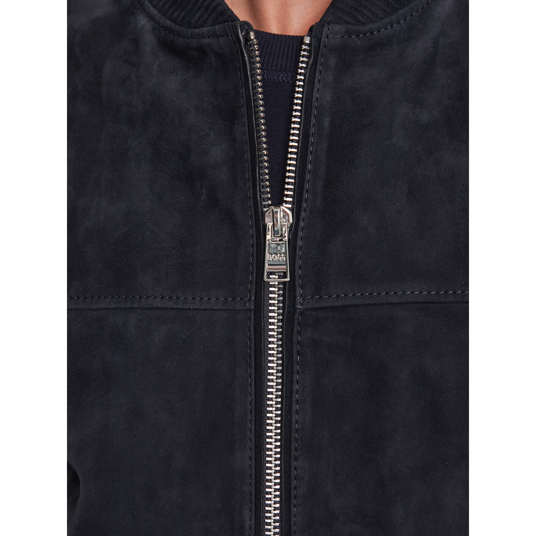 Boss Кожено яке Malbano2 50494621 Тъмносин Regular Fit - Pepit.bg
