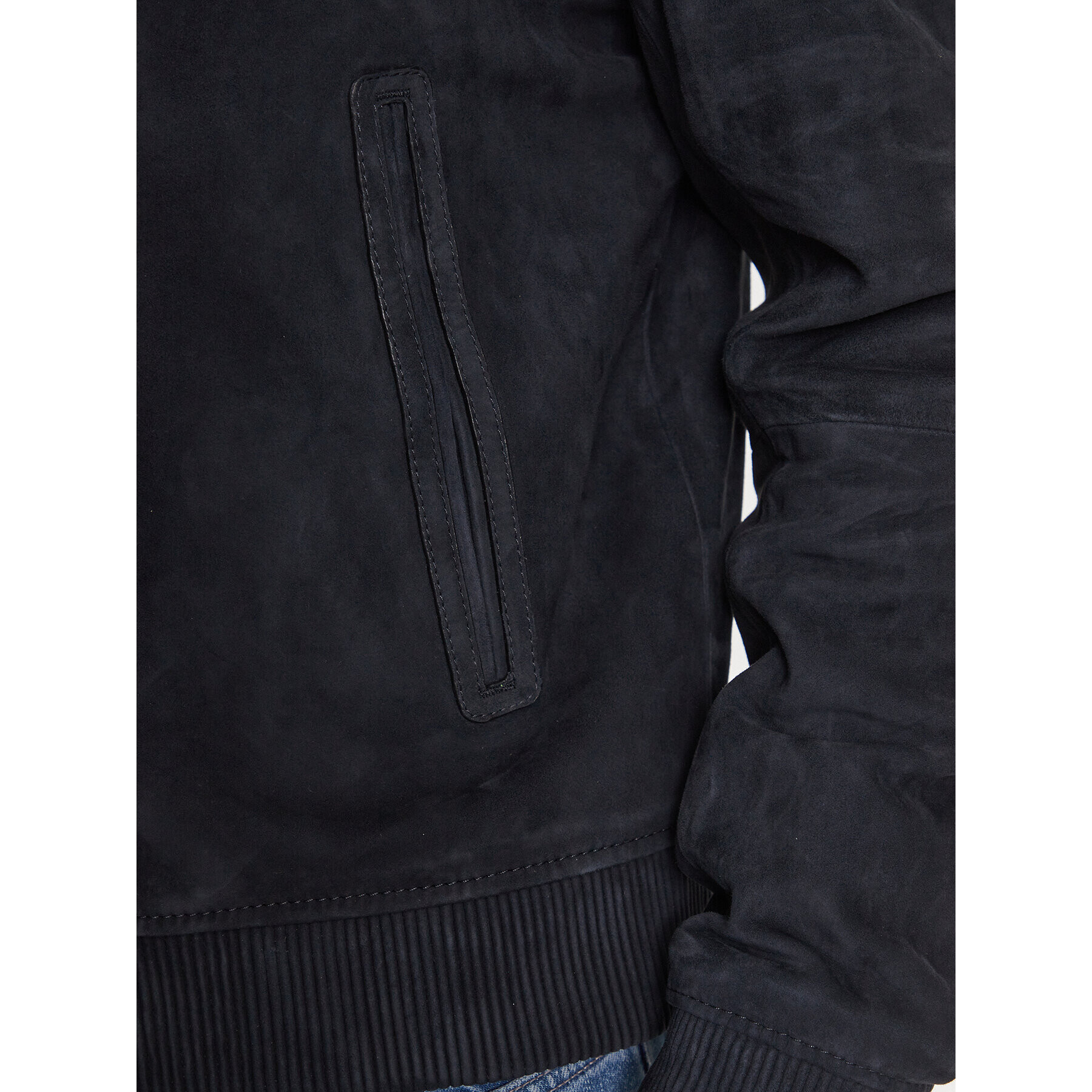 Boss Кожено яке Malbano2 50494621 Тъмносин Regular Fit - Pepit.bg