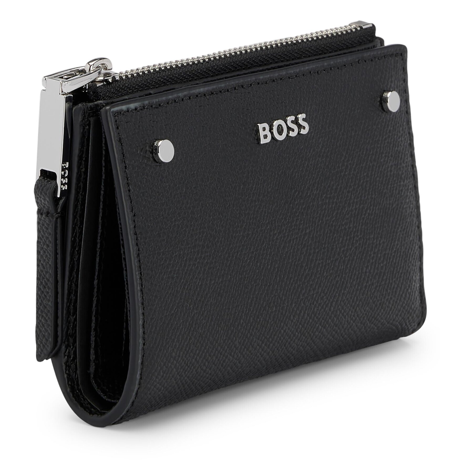 Boss Малък дамски портфейл 50487261 Черен - Pepit.bg