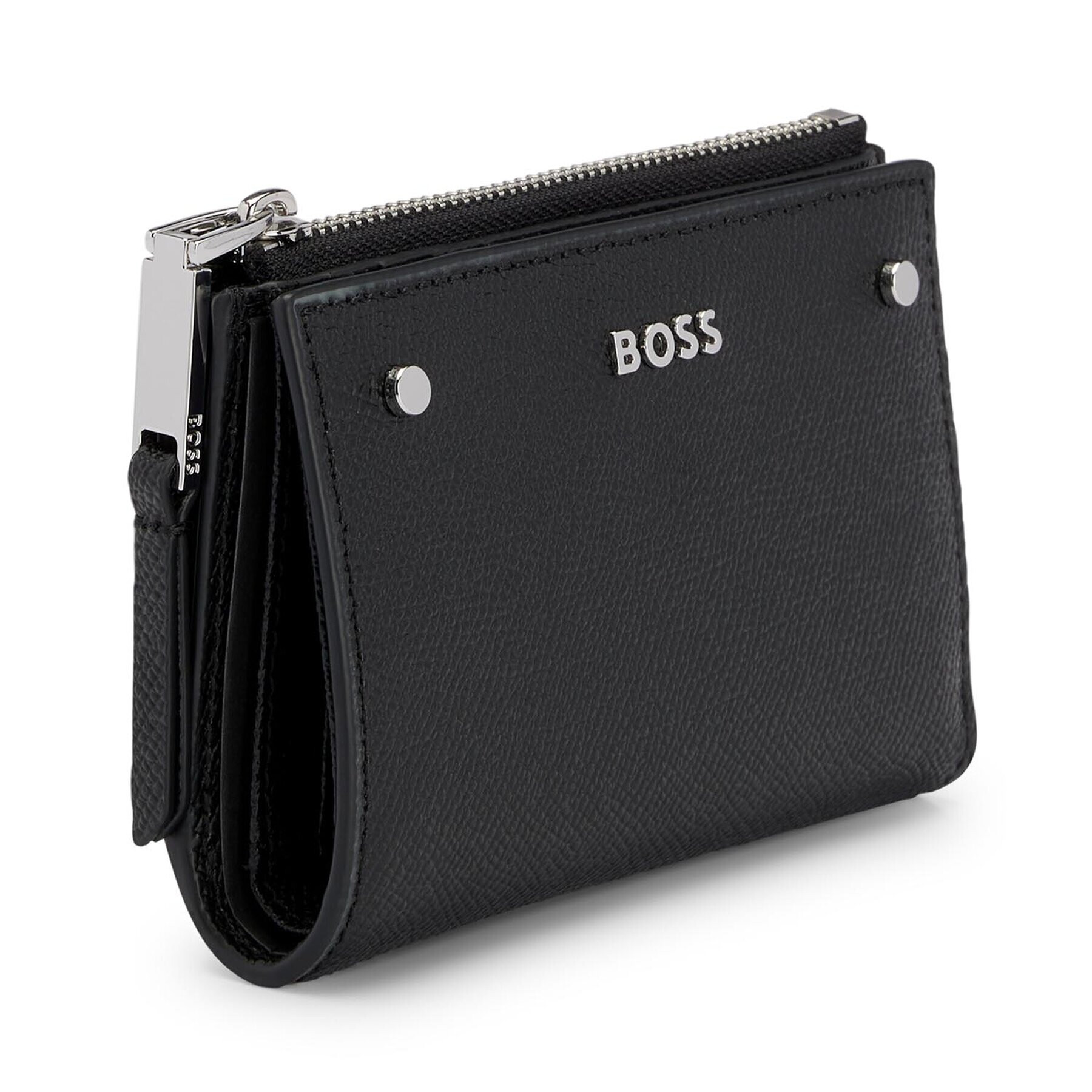 Boss Малък дамски портфейл 50487261 Черен - Pepit.bg