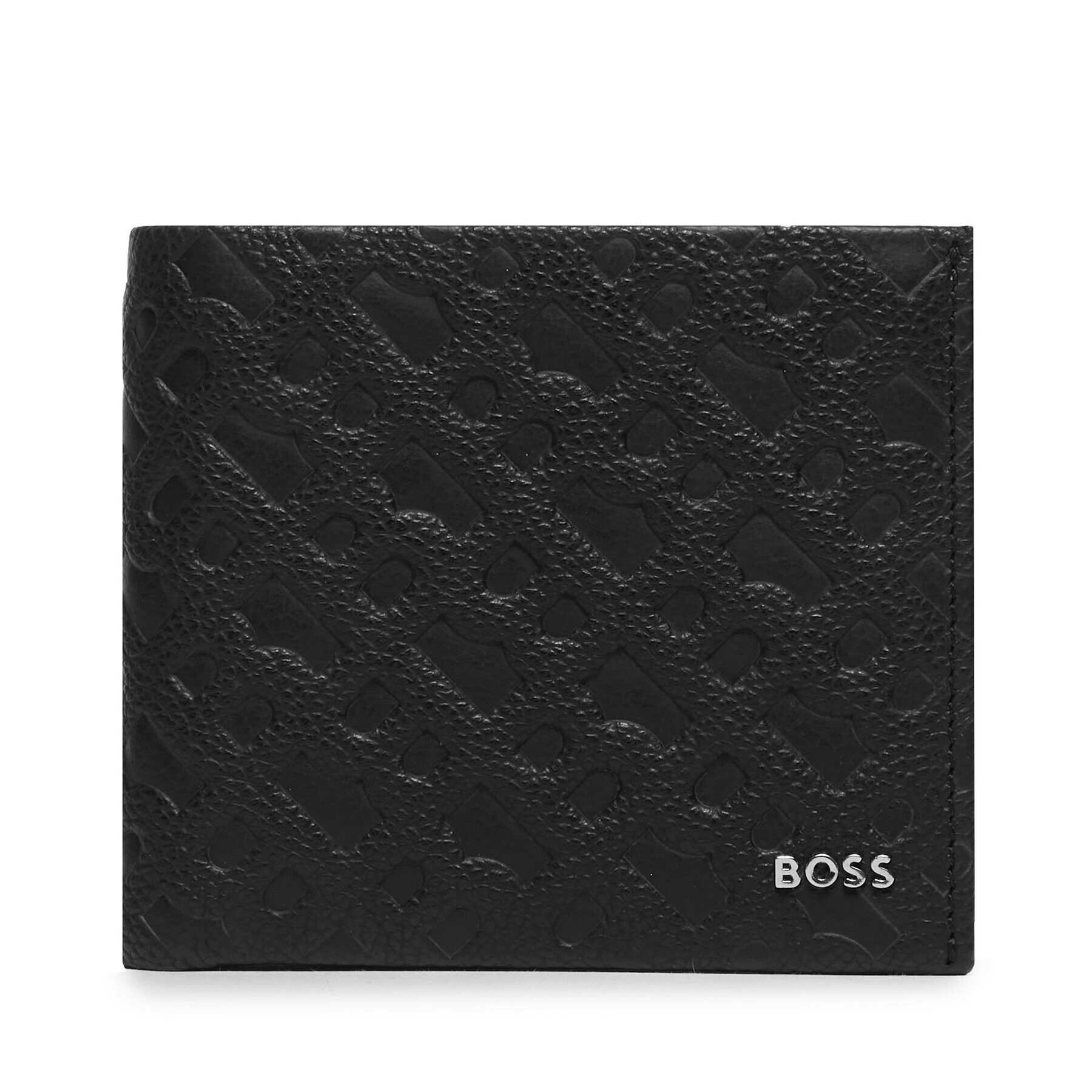 Boss Малък мъжки портфейл Highway_M_4_CC_Coin 50504282 Черен - Pepit.bg