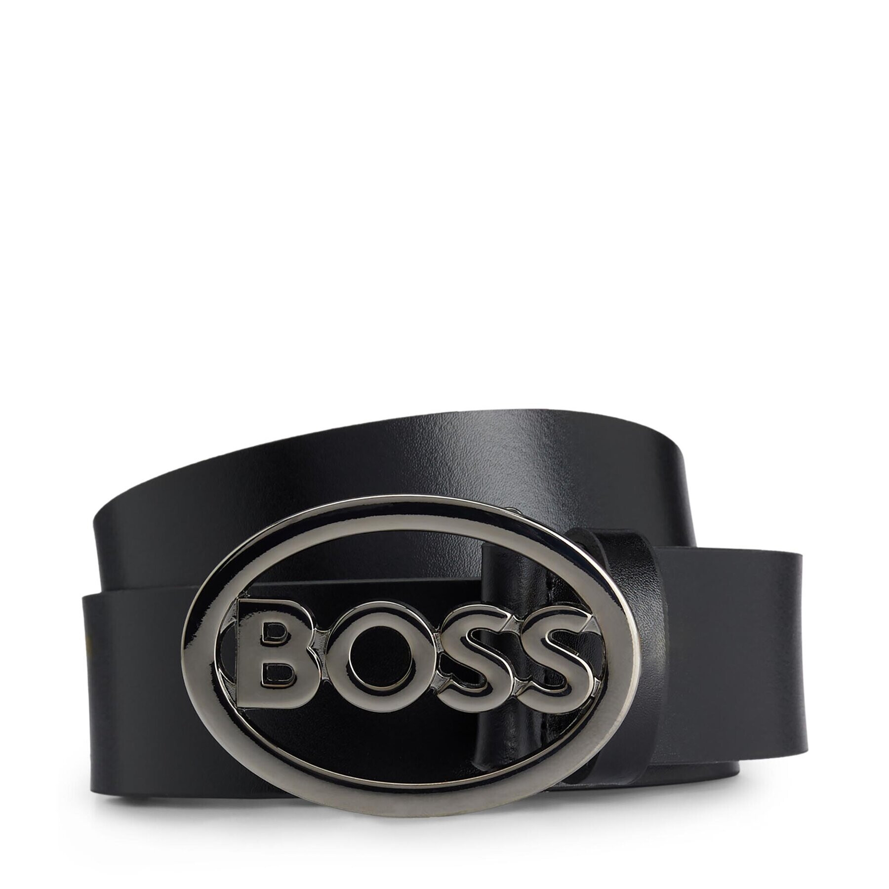 Boss Мъжки колан Icon-Ov-G 50496703 Черен - Pepit.bg