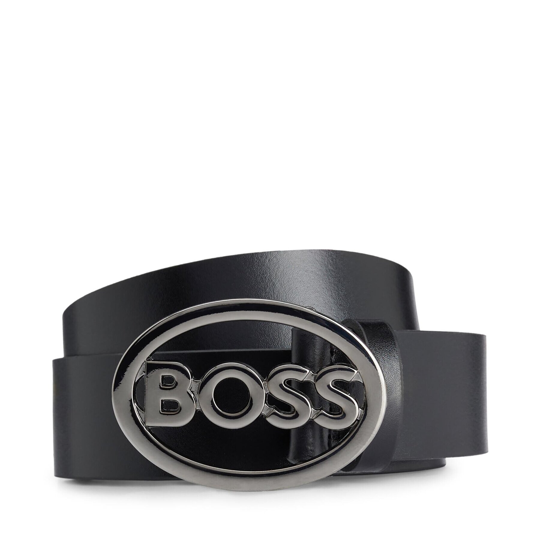 Boss Мъжки колан Icon-Ov-G 50496703 Черен - Pepit.bg