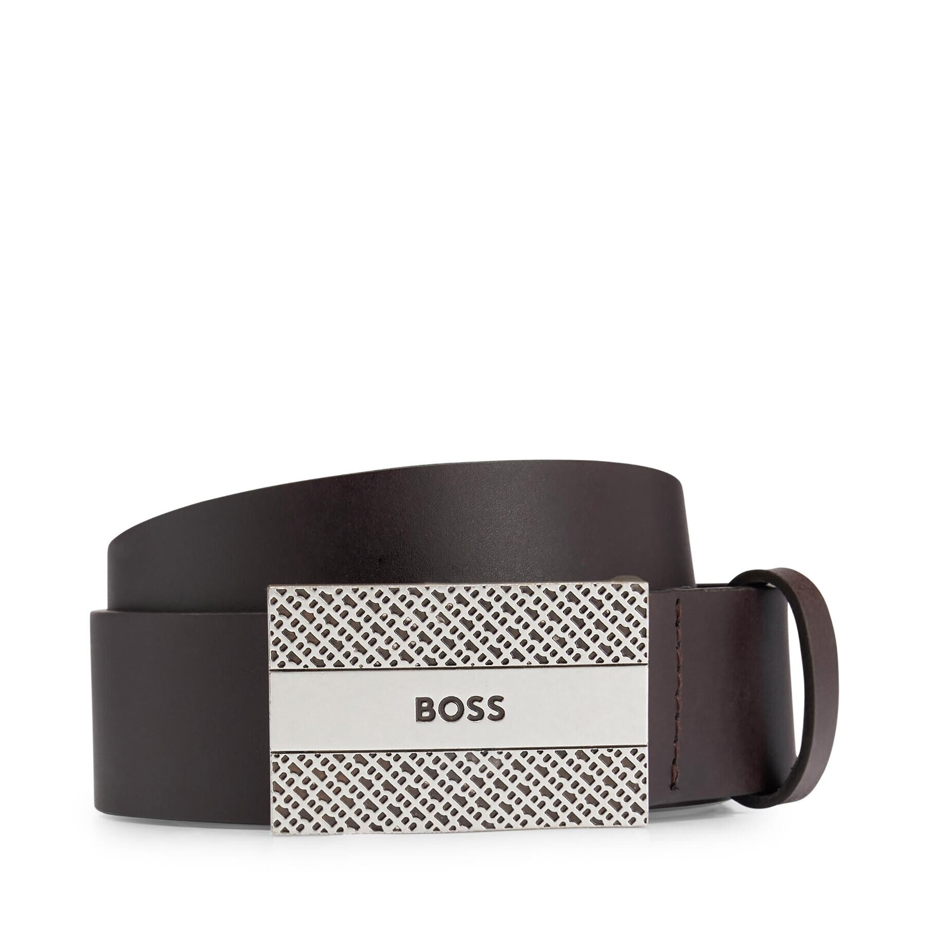 Boss Мъжки колан 50496718 Кафяв - Pepit.bg