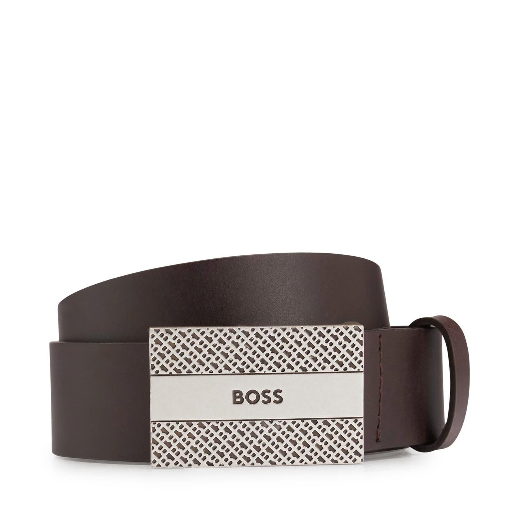 Boss Мъжки колан 50496718 Кафяв - Pepit.bg