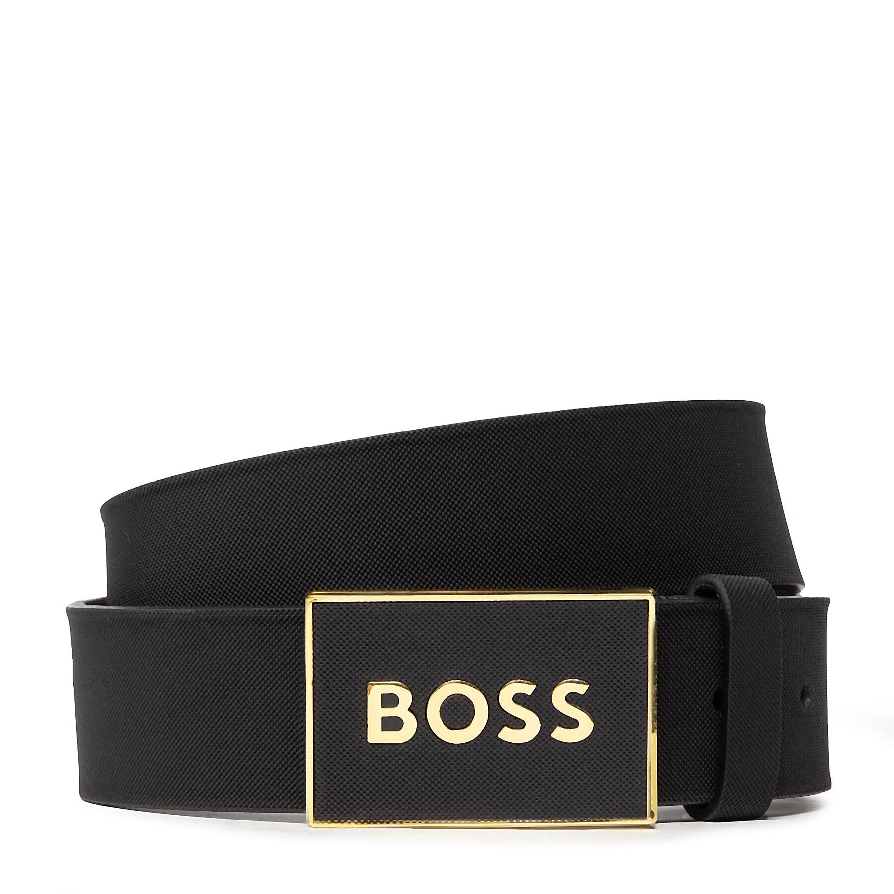 Boss Мъжки колан Icon-S1 50471333 Черен - Pepit.bg