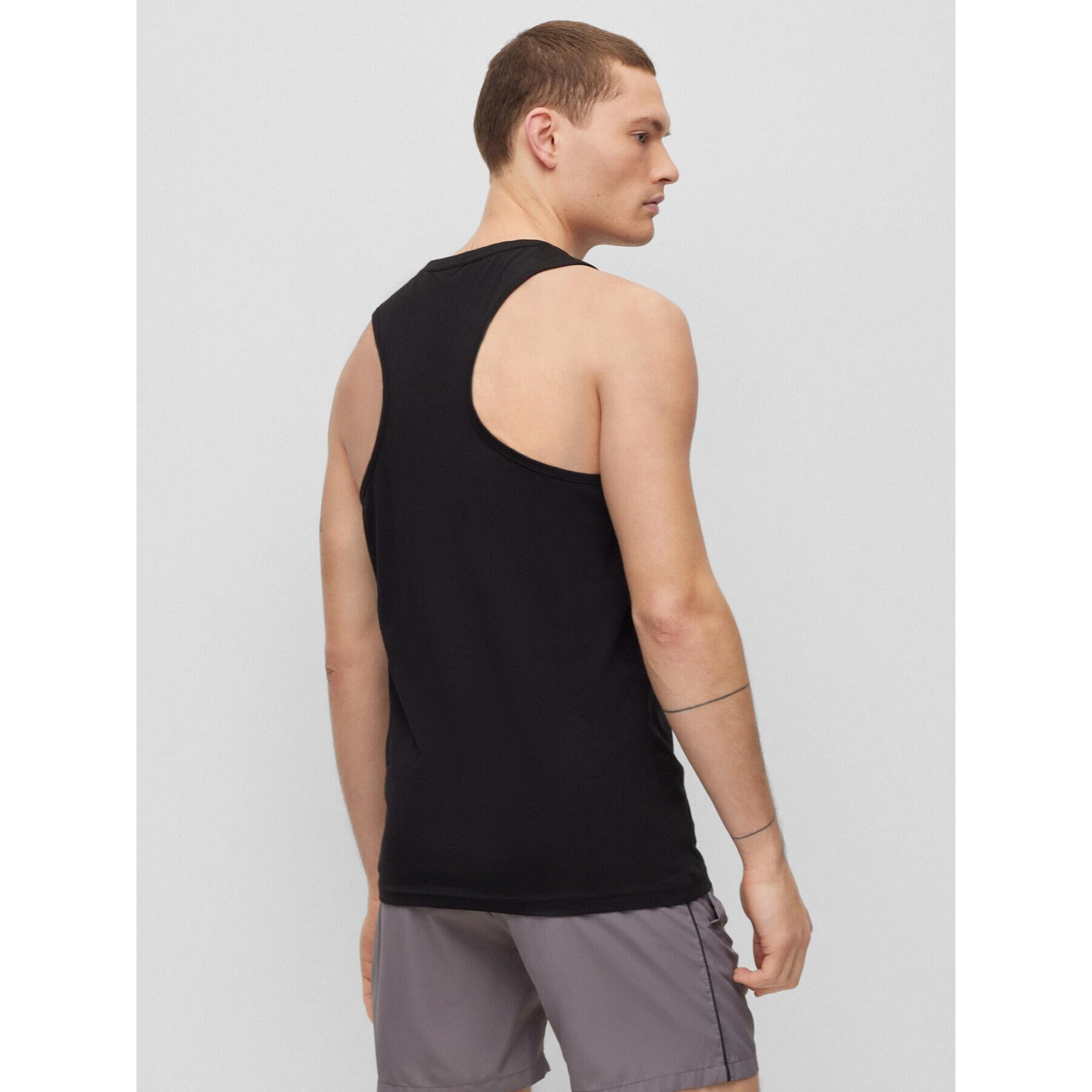 Boss Мъжки топ 50491711 Черен Regular Fit - Pepit.bg