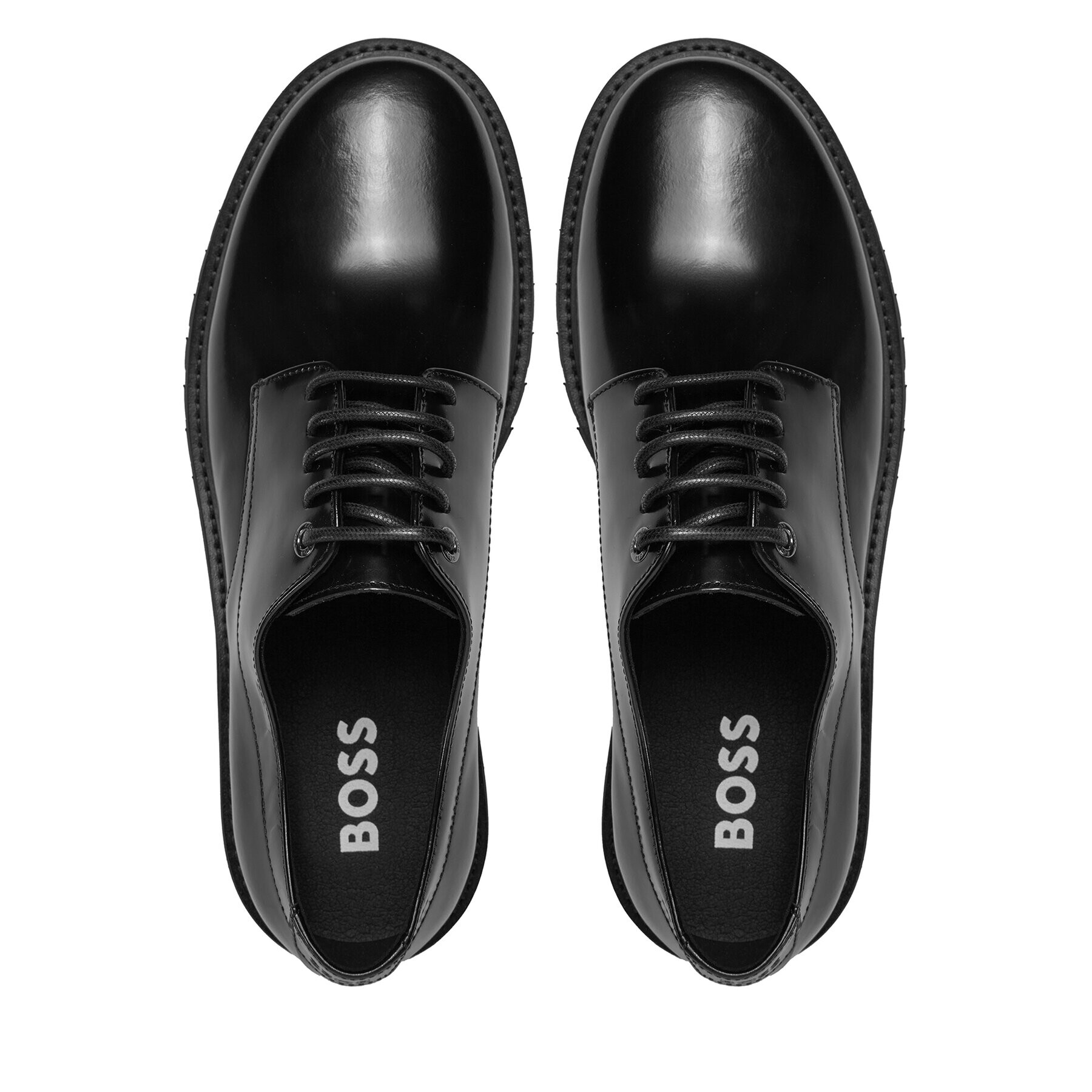 Boss Обувки Richayl Derb 50512936 Черен - Pepit.bg