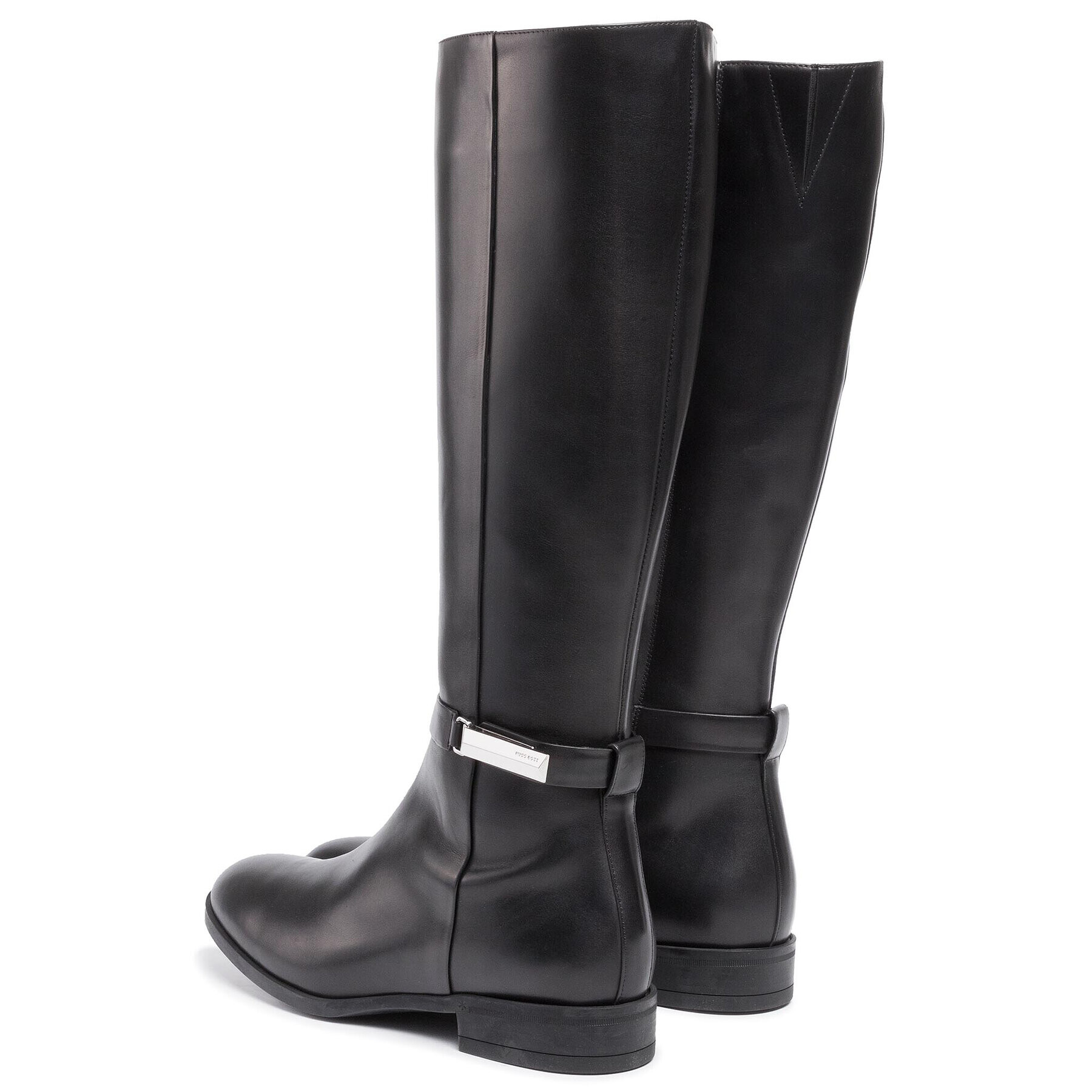 Boss Офицерки Jean Strap Boot-C 50419010 10212362 01 Черен - Pepit.bg