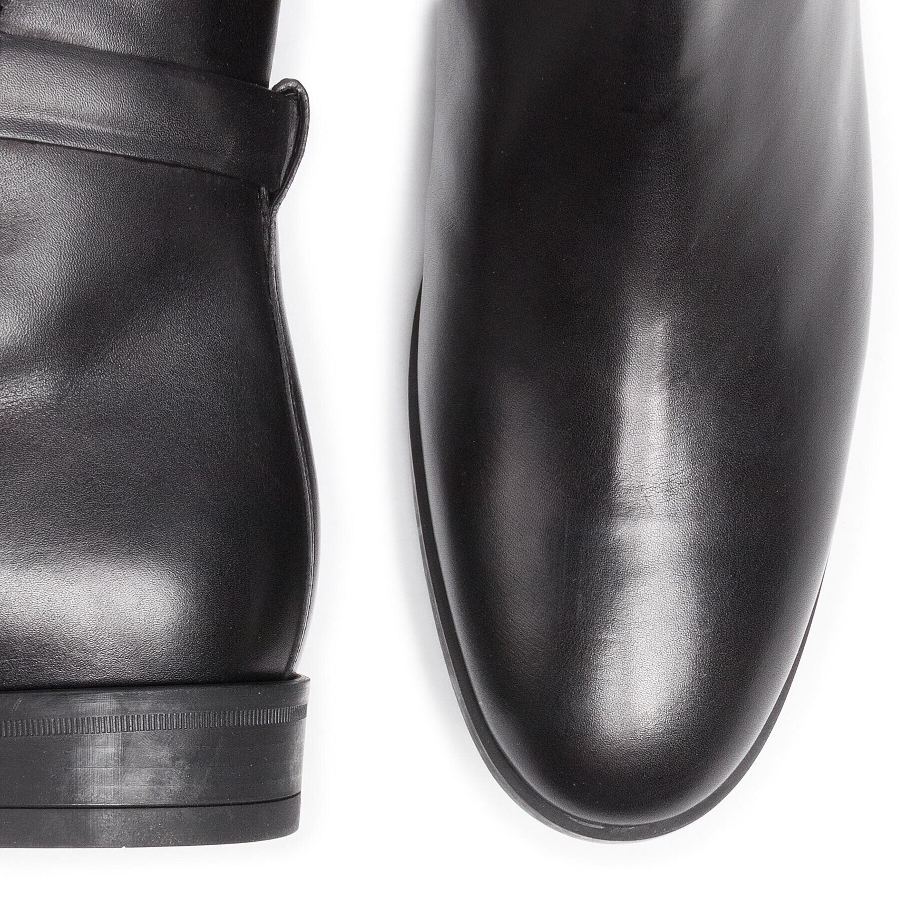 Boss Офицерки Jean Strap Boot-C 50419010 10212362 01 Черен - Pepit.bg