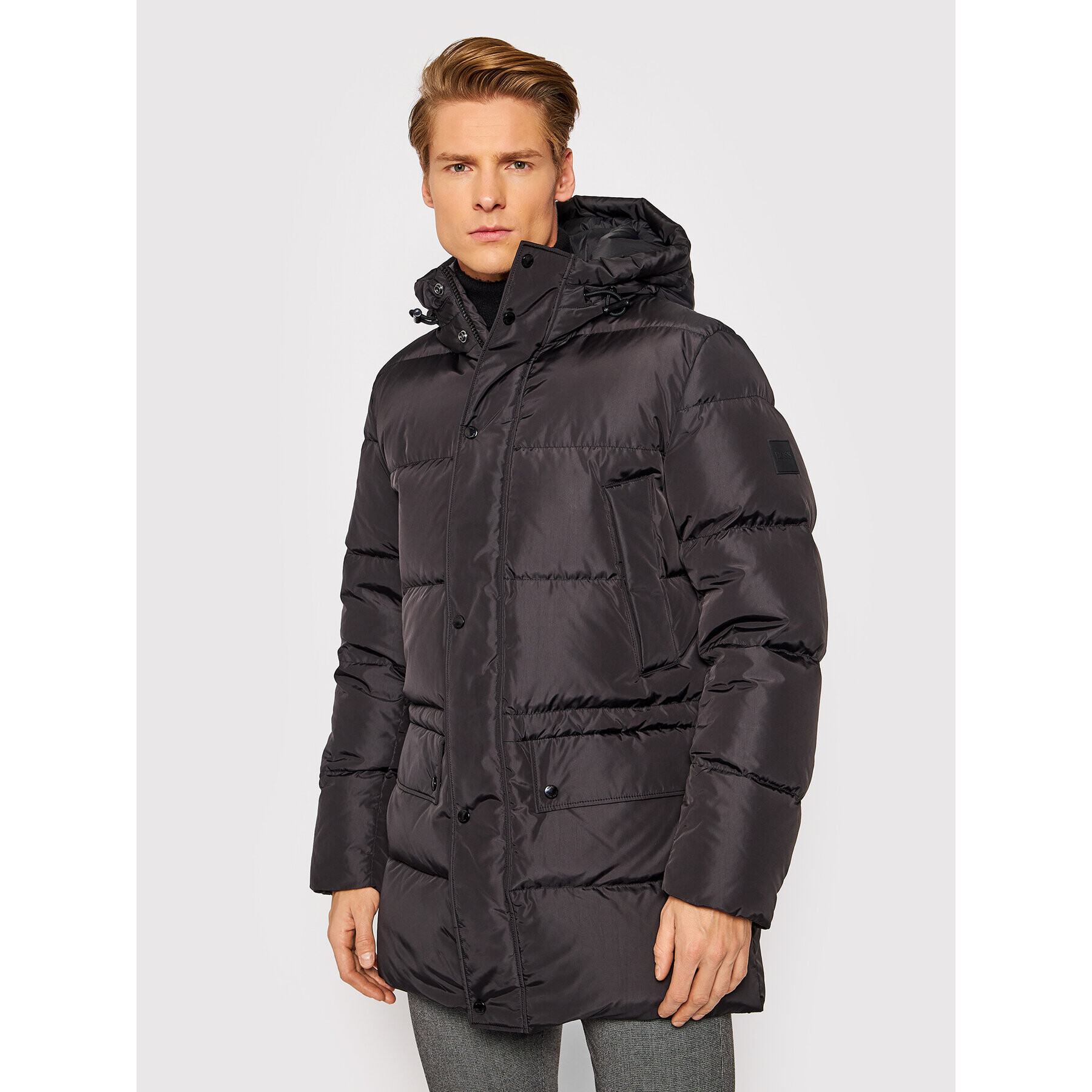 Boss Парка Demalo 50454481 Черен Regular Fit - Pepit.bg