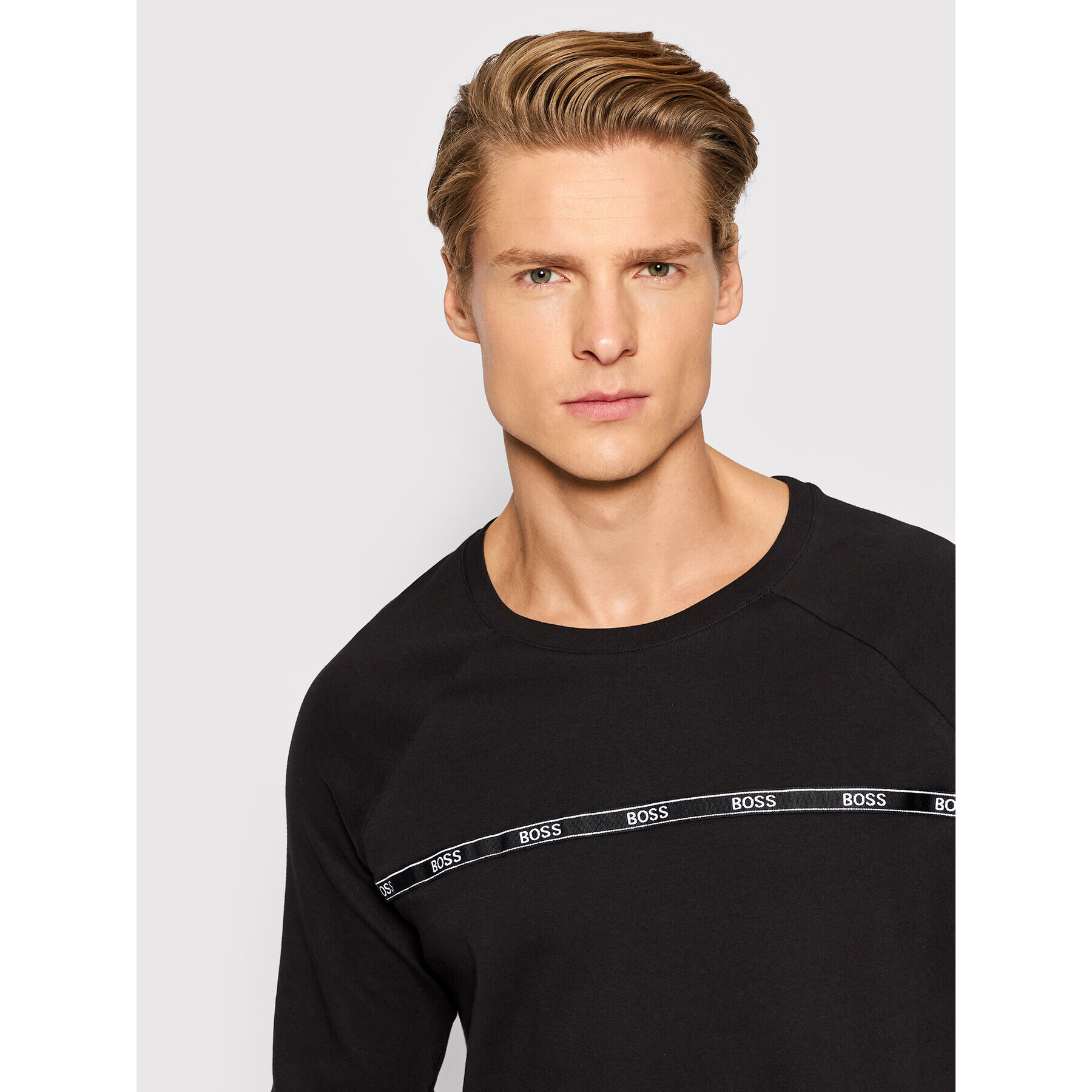 Boss Пижама 50464564 Черен Regular Fit - Pepit.bg