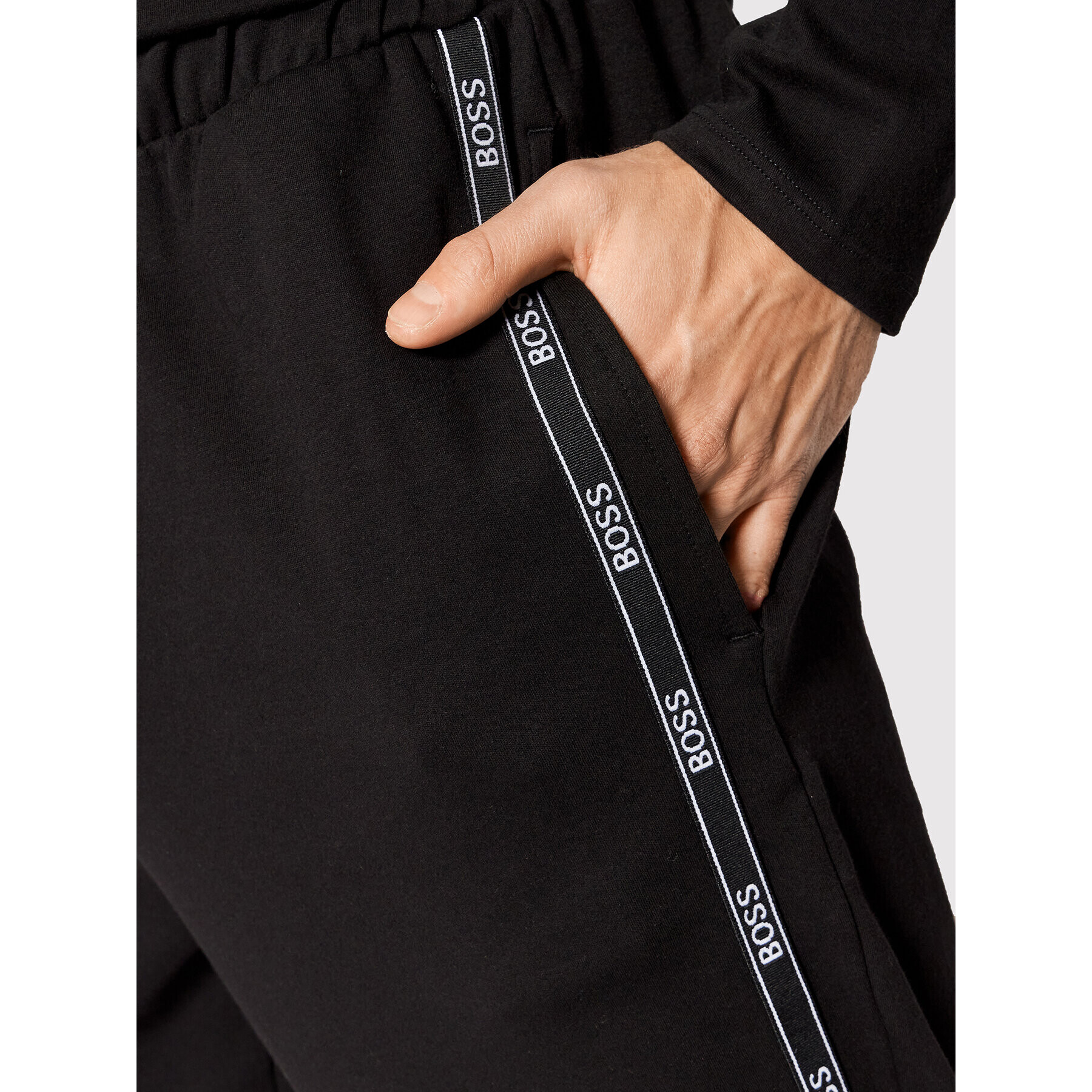 Boss Пижама 50464564 Черен Regular Fit - Pepit.bg
