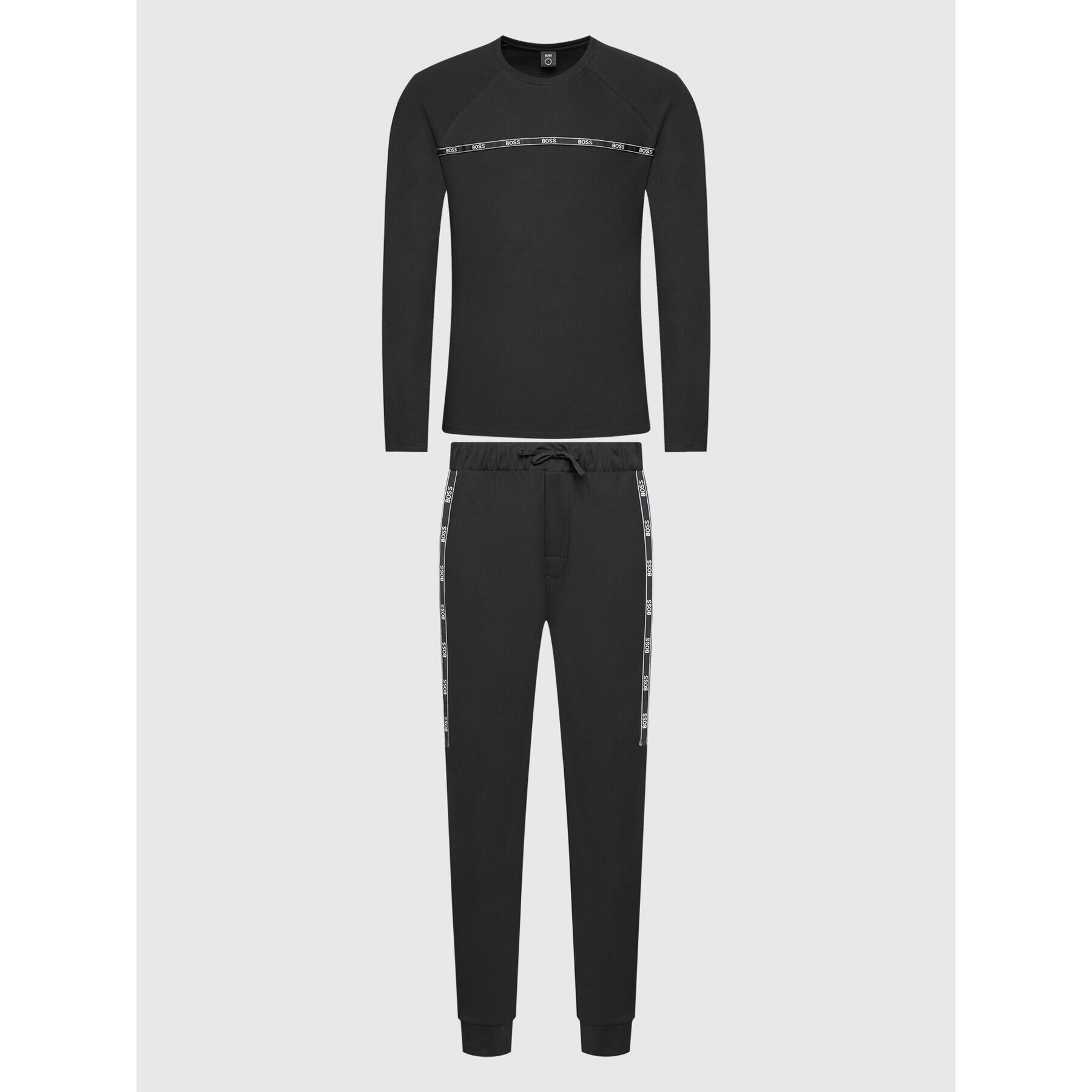 Boss Пижама 50464564 Черен Regular Fit - Pepit.bg