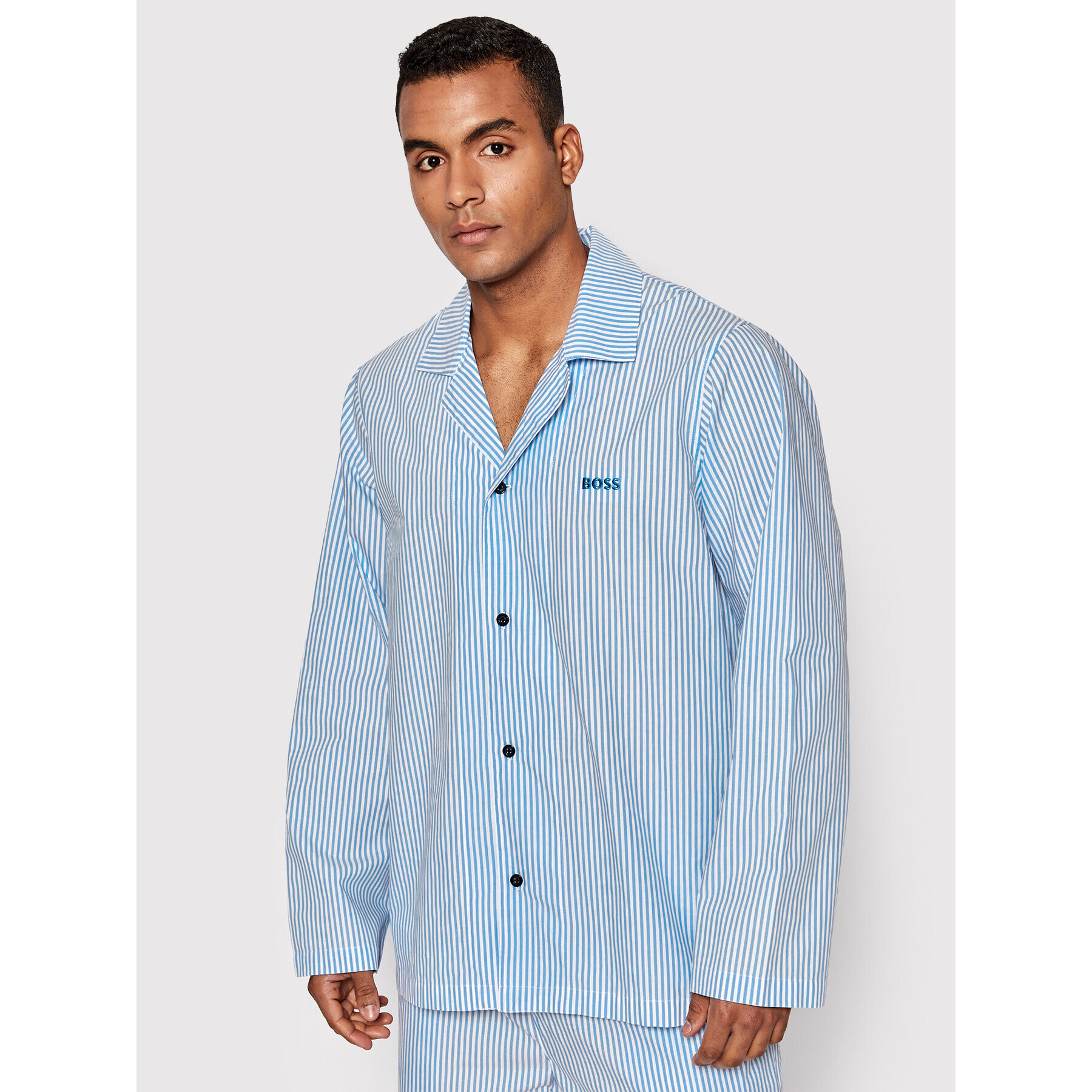 Boss Пижама 50472829 Син Regular Fit - Pepit.bg