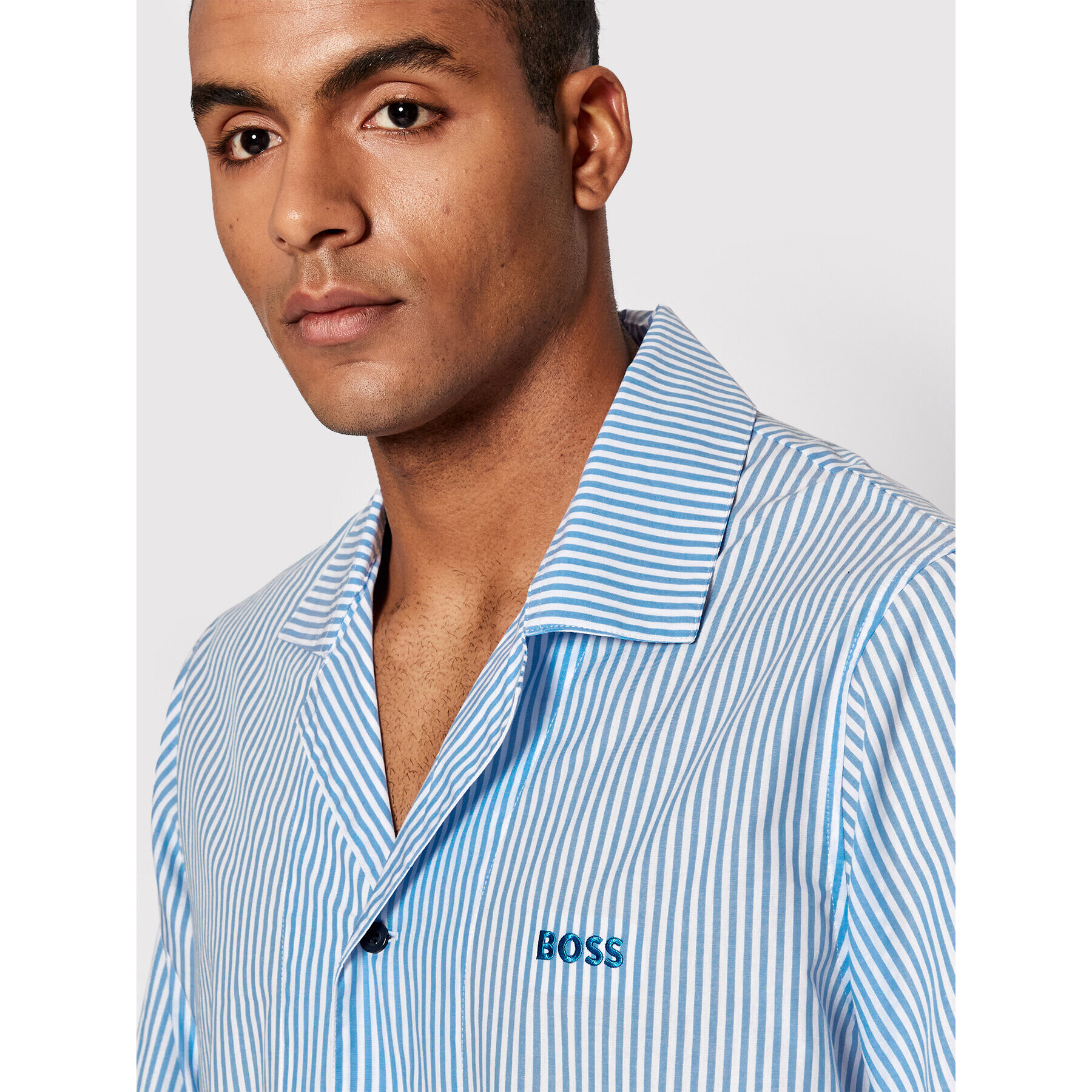Boss Пижама 50472829 Син Regular Fit - Pepit.bg