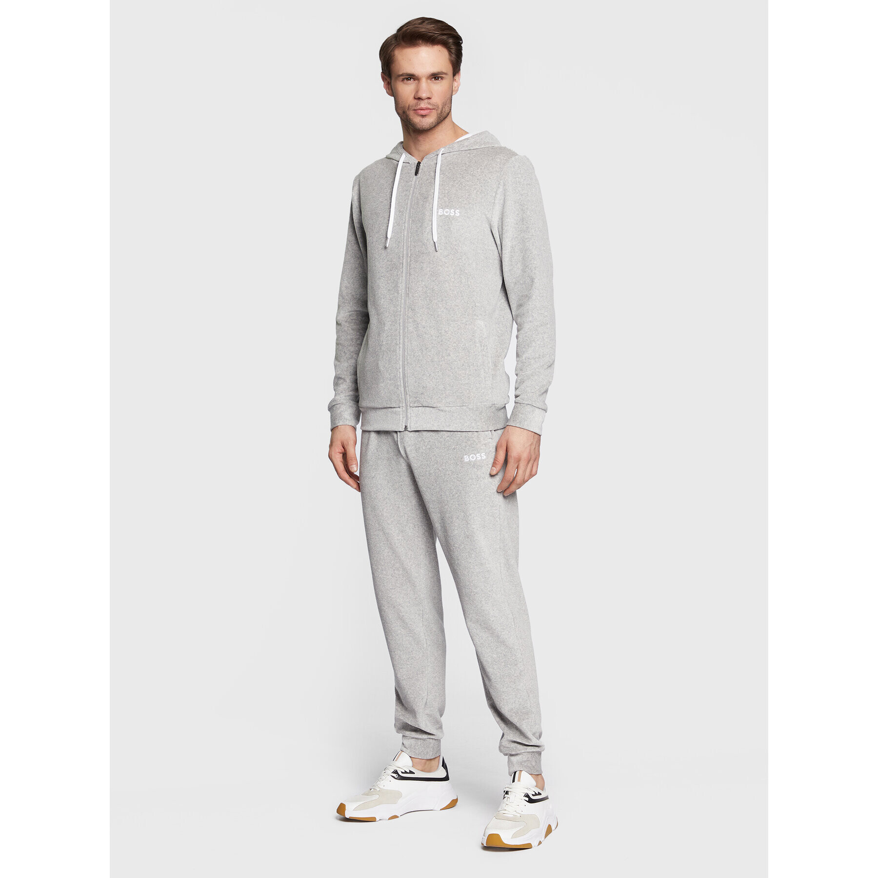 Boss Пижама 50480697 Сив Regular Fit - Pepit.bg