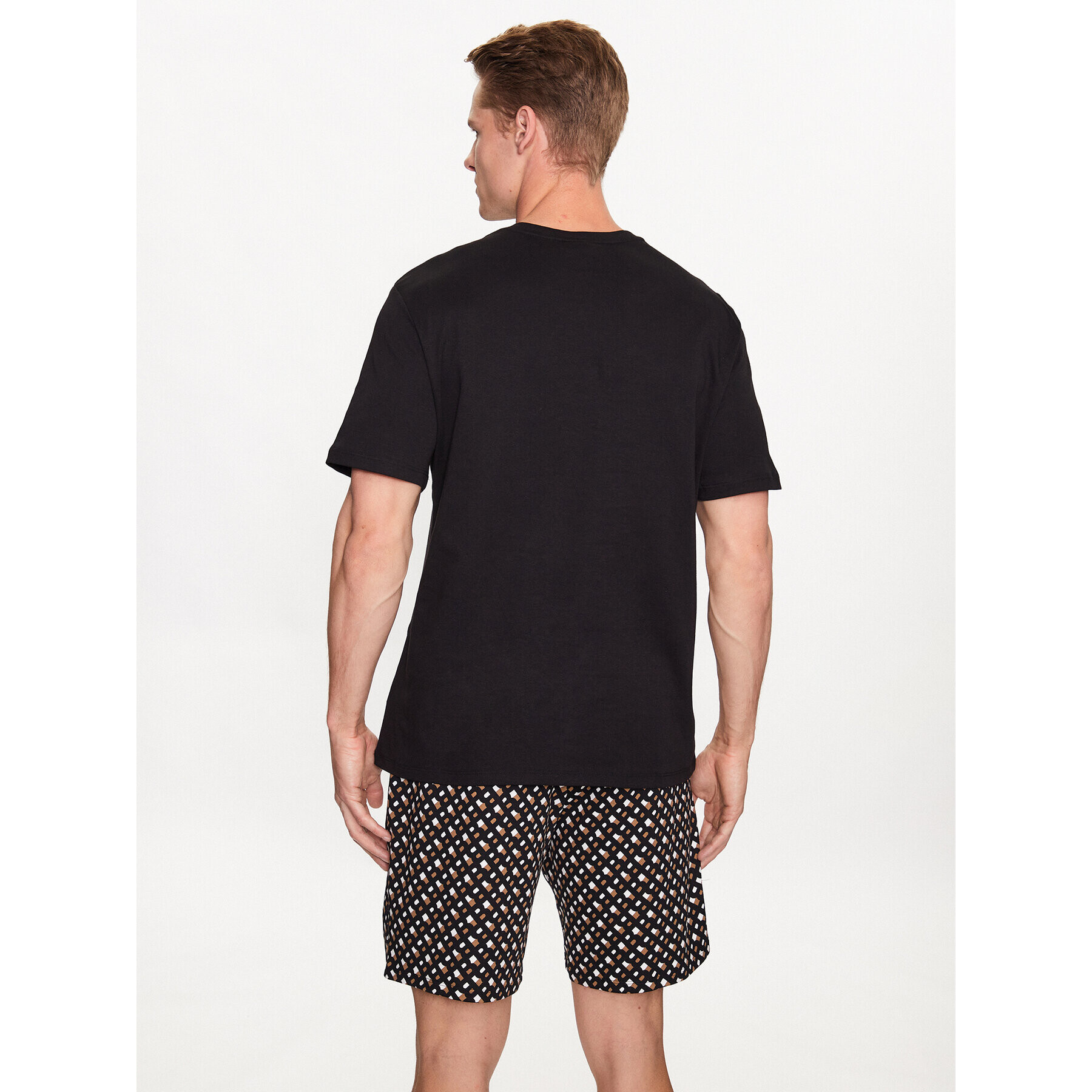 Boss Пижама 50492554 Черен Relaxed Fit - Pepit.bg