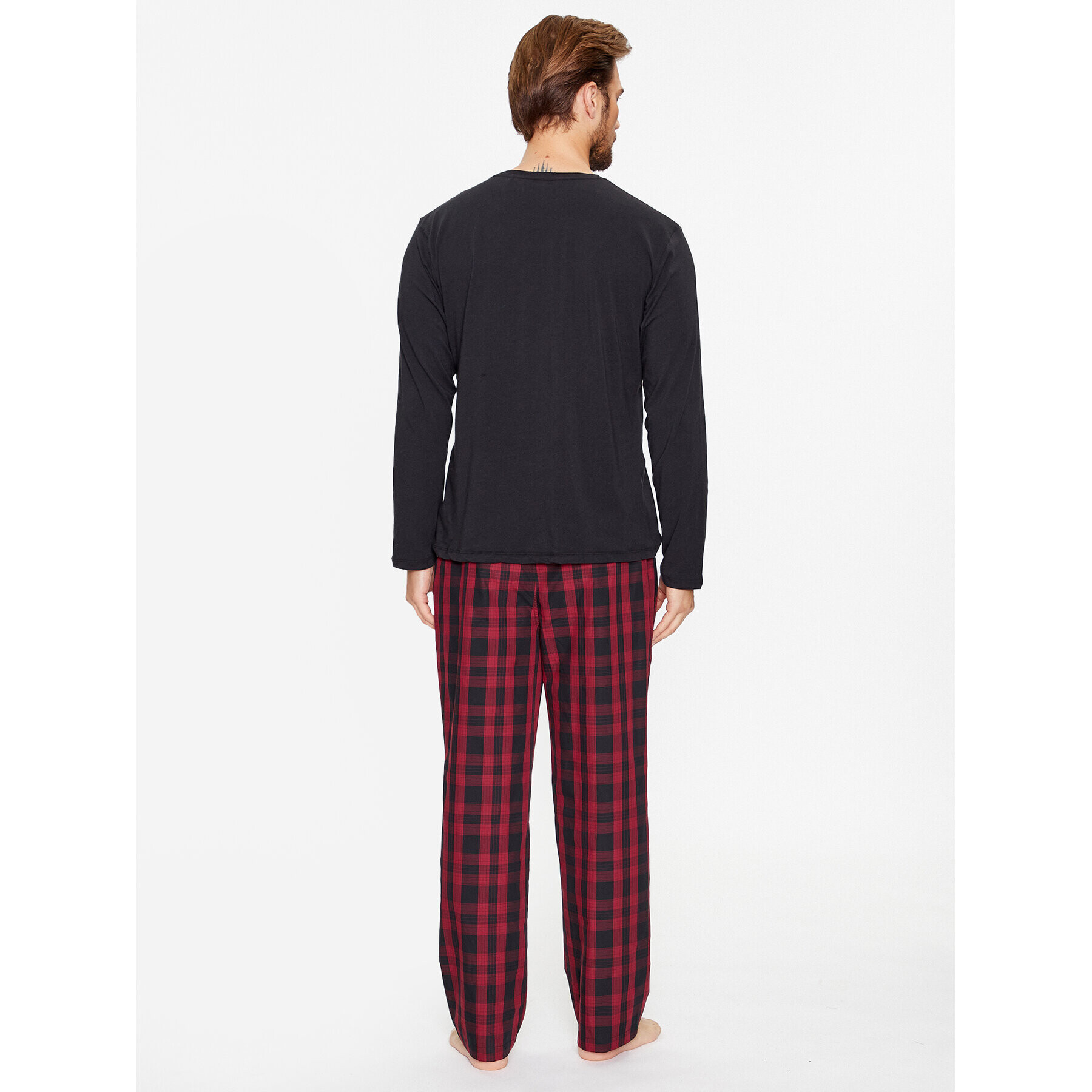 Boss Пижама Easy 50488084 Червен Regular Fit - Pepit.bg