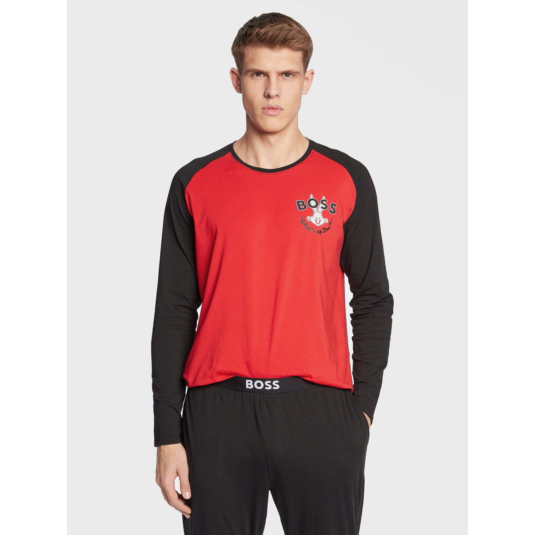 Boss Пижама LOONEY TUNES 50486936 Червен Regular Fit - Pepit.bg