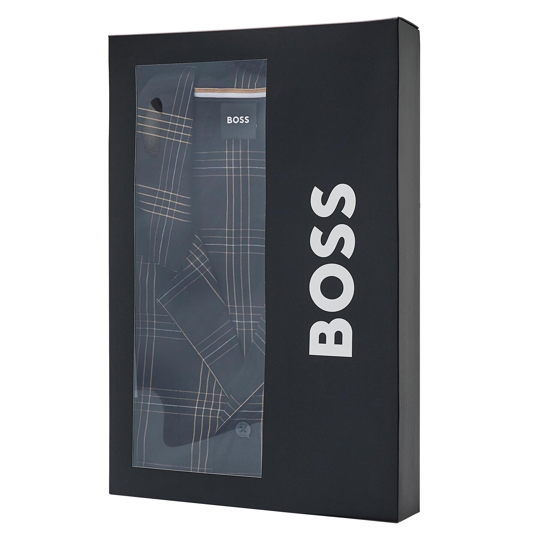 Boss Пижама Urban 50479304 Черен Regular Fit - Pepit.bg