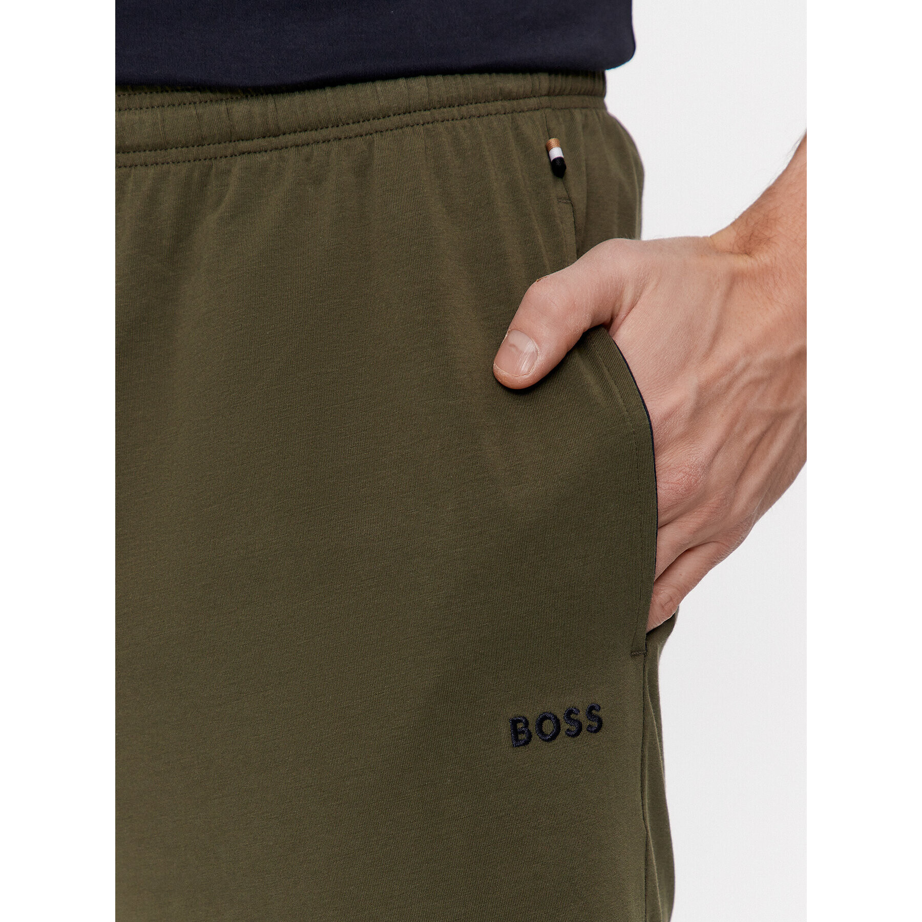 Boss Пижамени шорти Mix&Match 50515314 Зелен Regular Fit - Pepit.bg