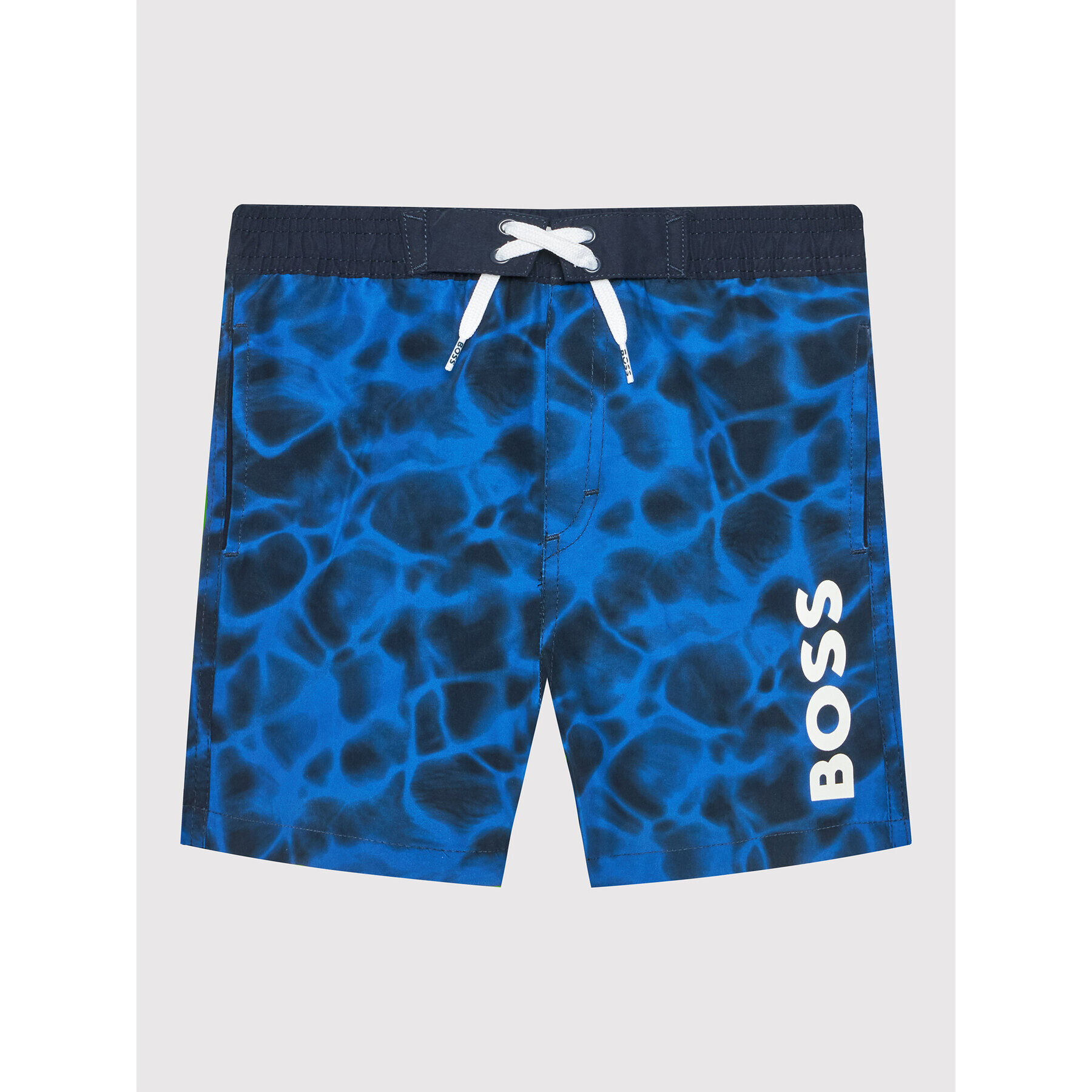 Boss Плажни шорти J24770 D Тъмносин Regular Fit - Pepit.bg
