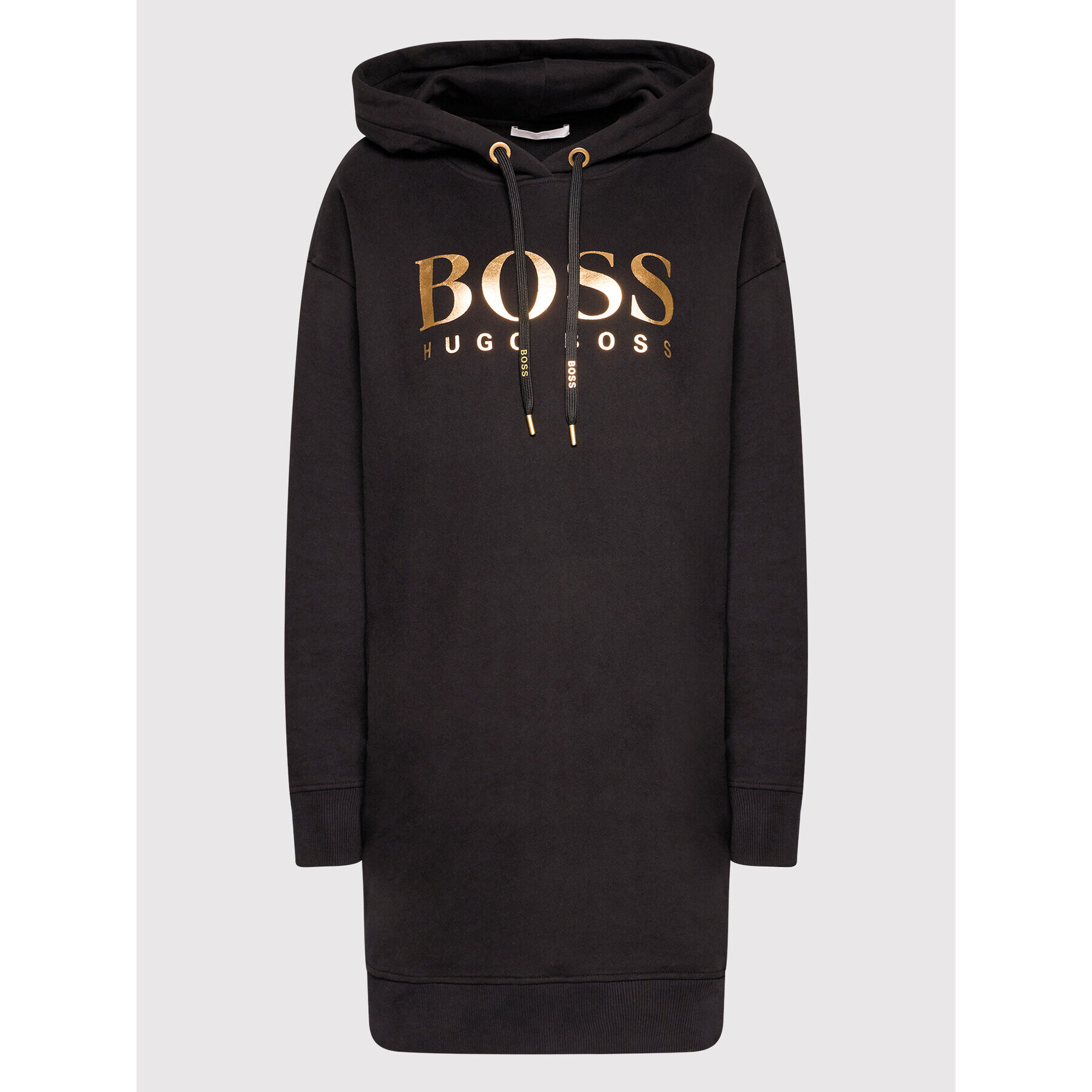 Boss Плетена рокля C-Ethea_Gold_B 50466671 Черен Relaxed Fit - Pepit.bg