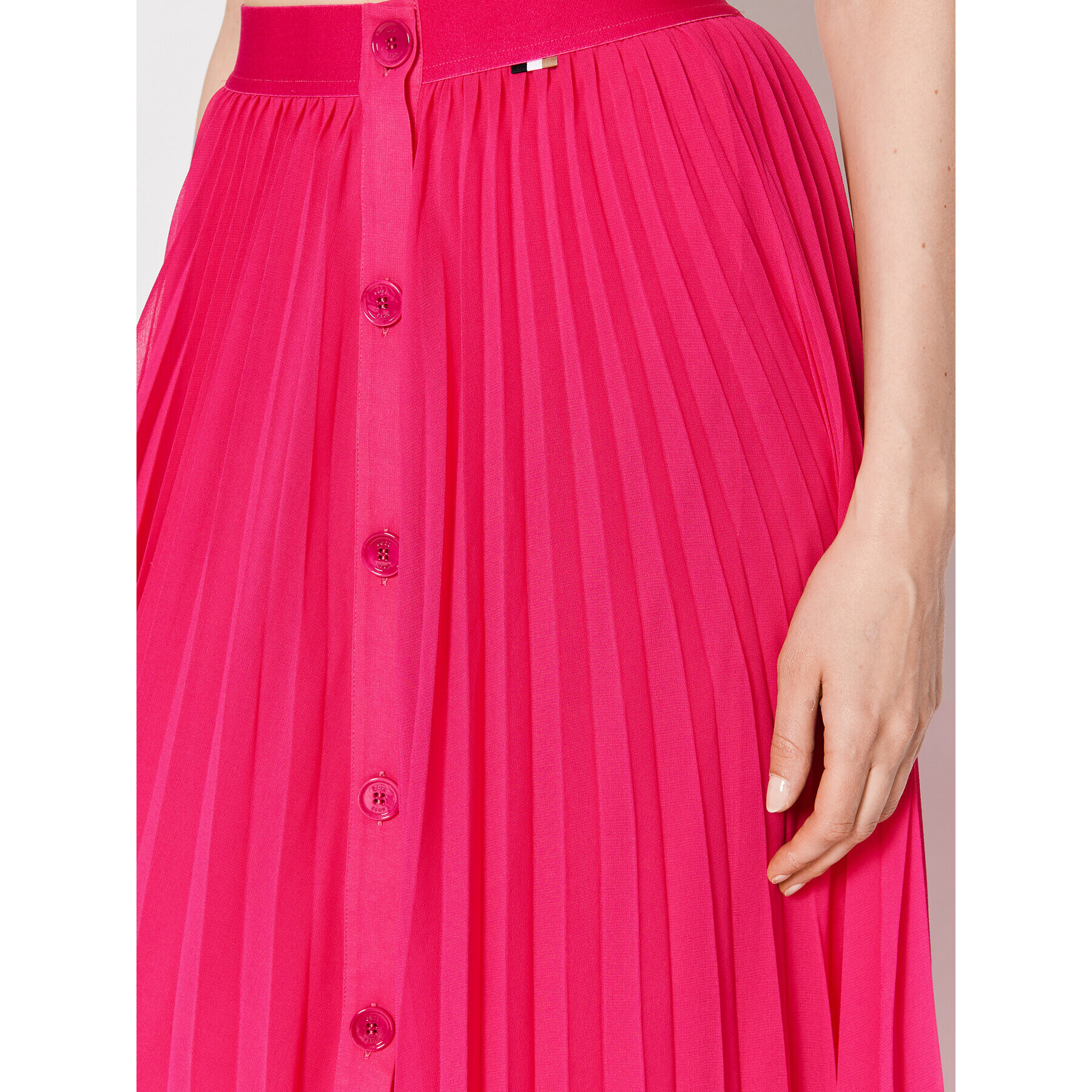 Boss Плисирана пола C_Eplisa 50467616 Розов Regular Fit - Pepit.bg