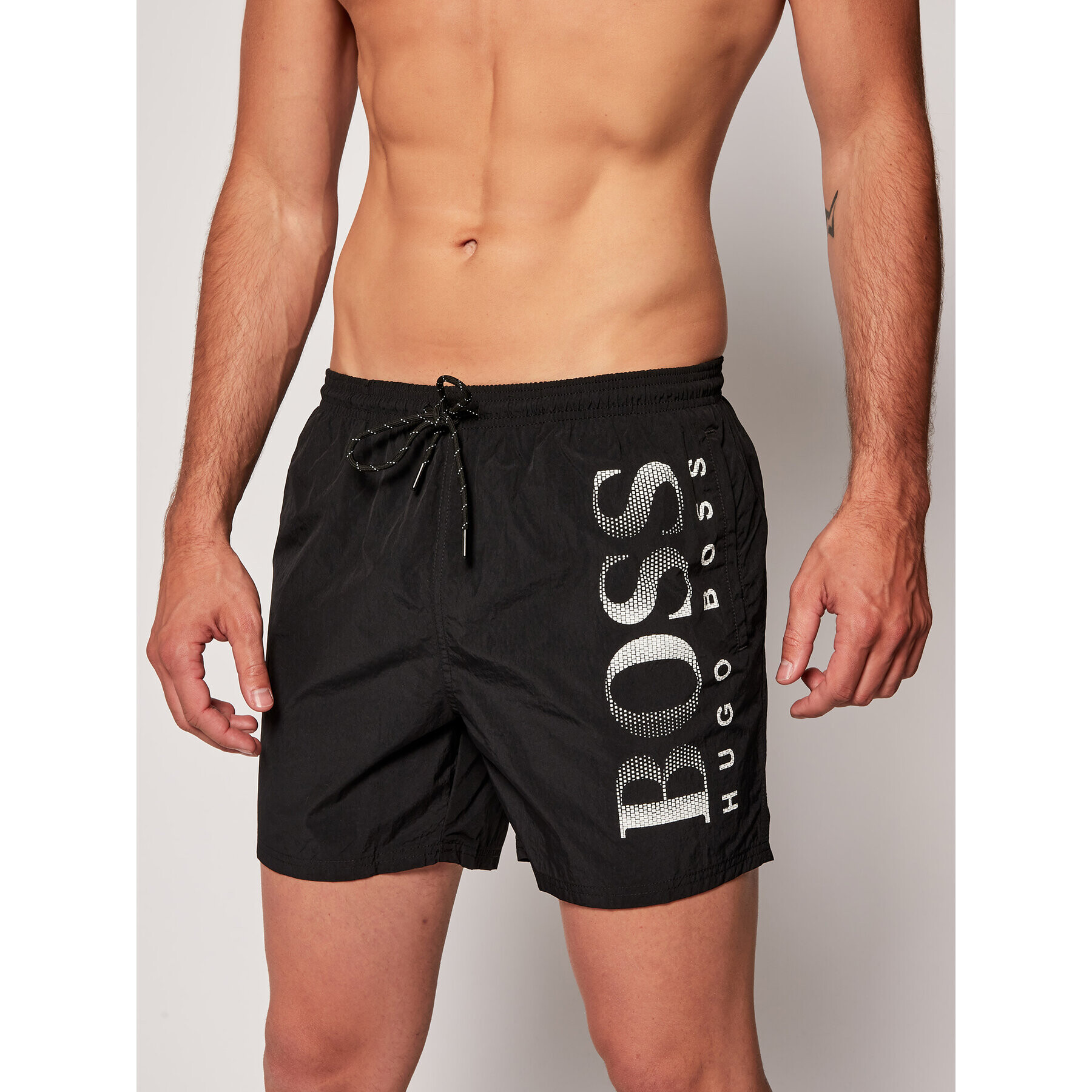 Boss Плувни шорти 50332324 Черен Regular Fit - Pepit.bg