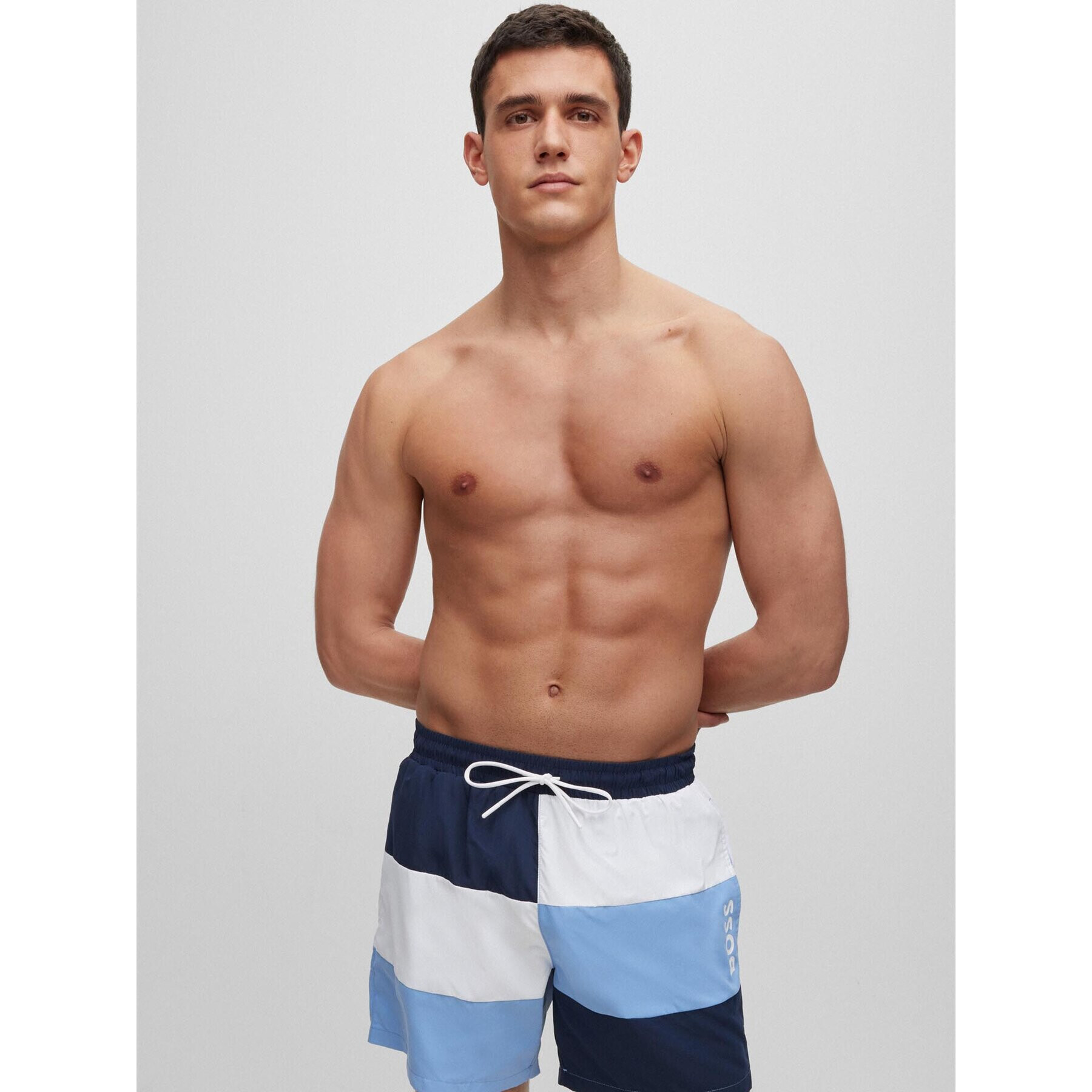 Boss Плувни шорти 50491592 Син Regular Fit - Pepit.bg