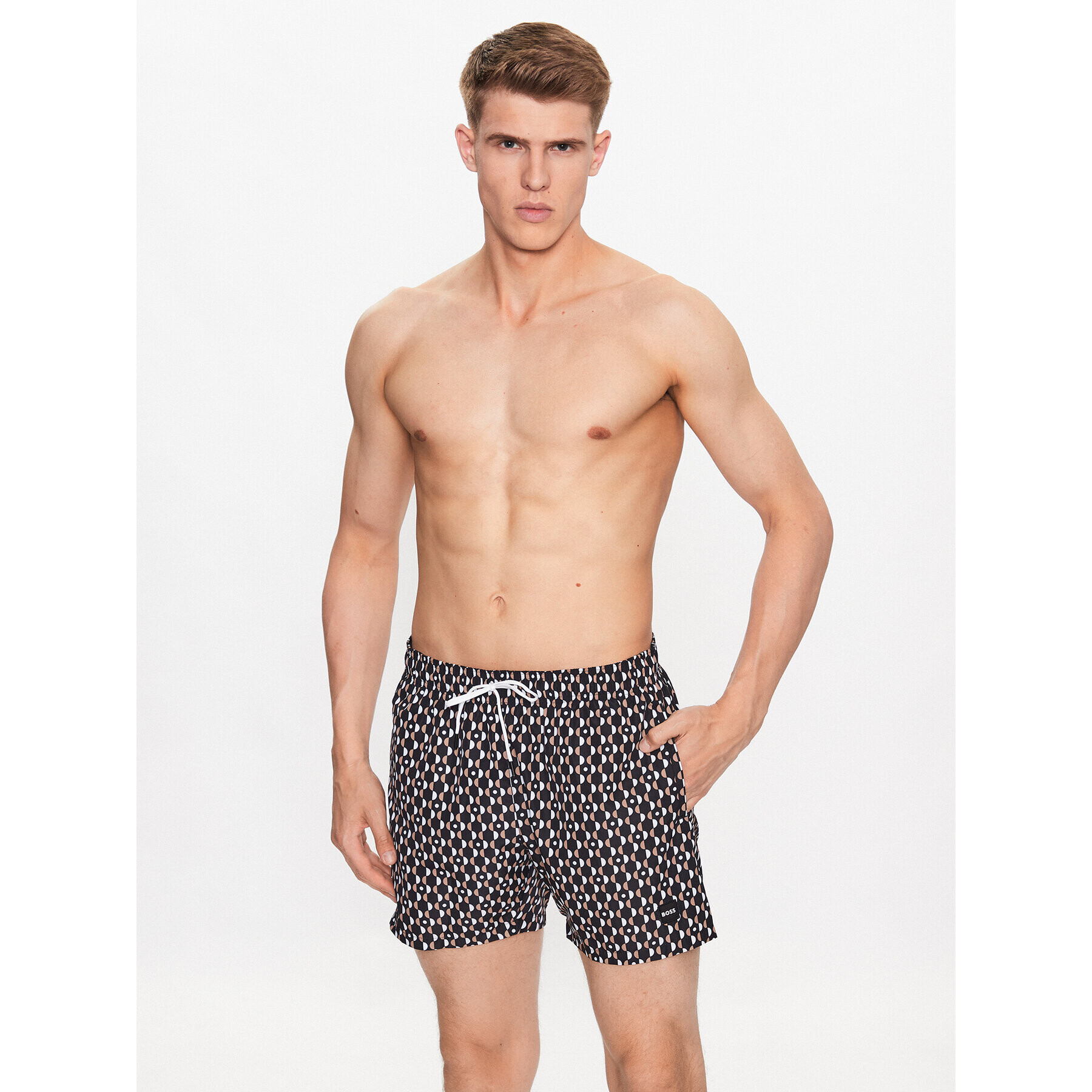 Boss Плувни шорти 50500890 Черен Regular Fit - Pepit.bg