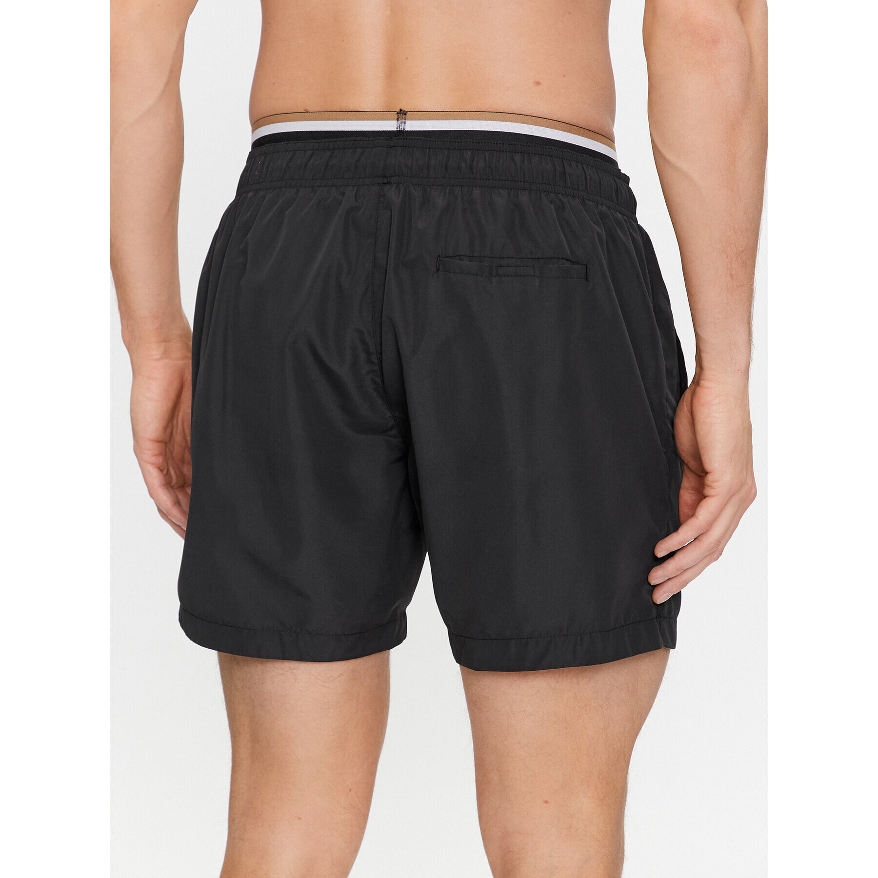 Boss Плувни шорти Amur 50508930 Черен Regular Fit - Pepit.bg