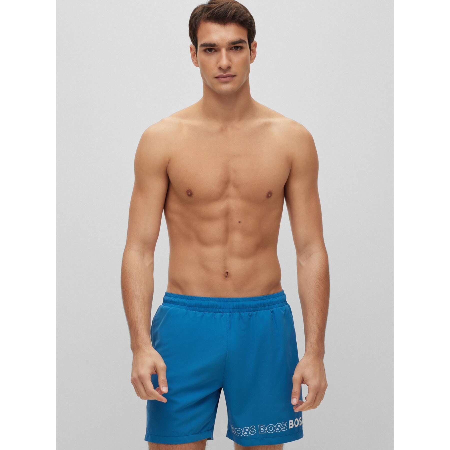 Boss Плувни шорти Dolphin 50469300 Син Regular Fit - Pepit.bg