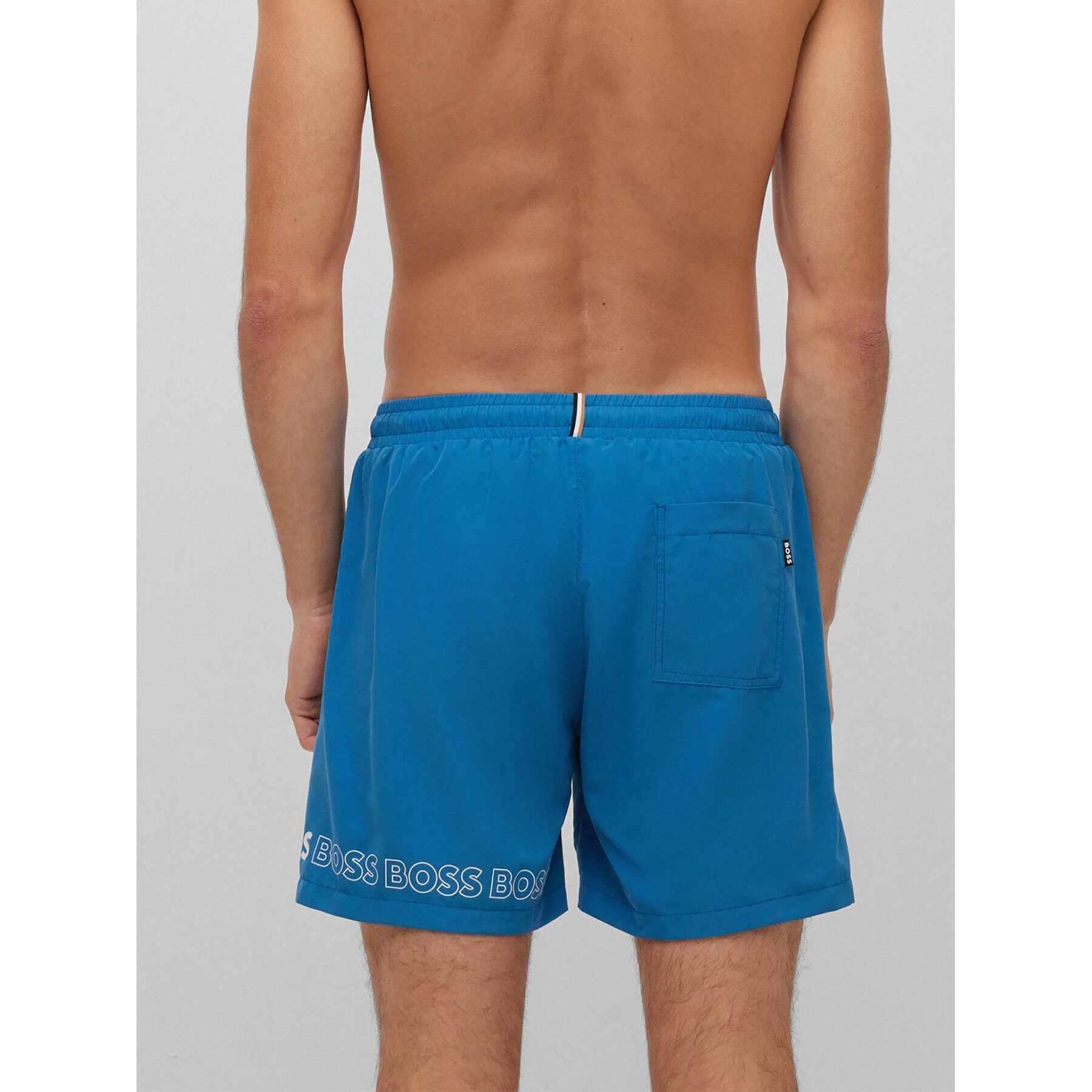 Boss Плувни шорти Dolphin 50469300 Син Regular Fit - Pepit.bg