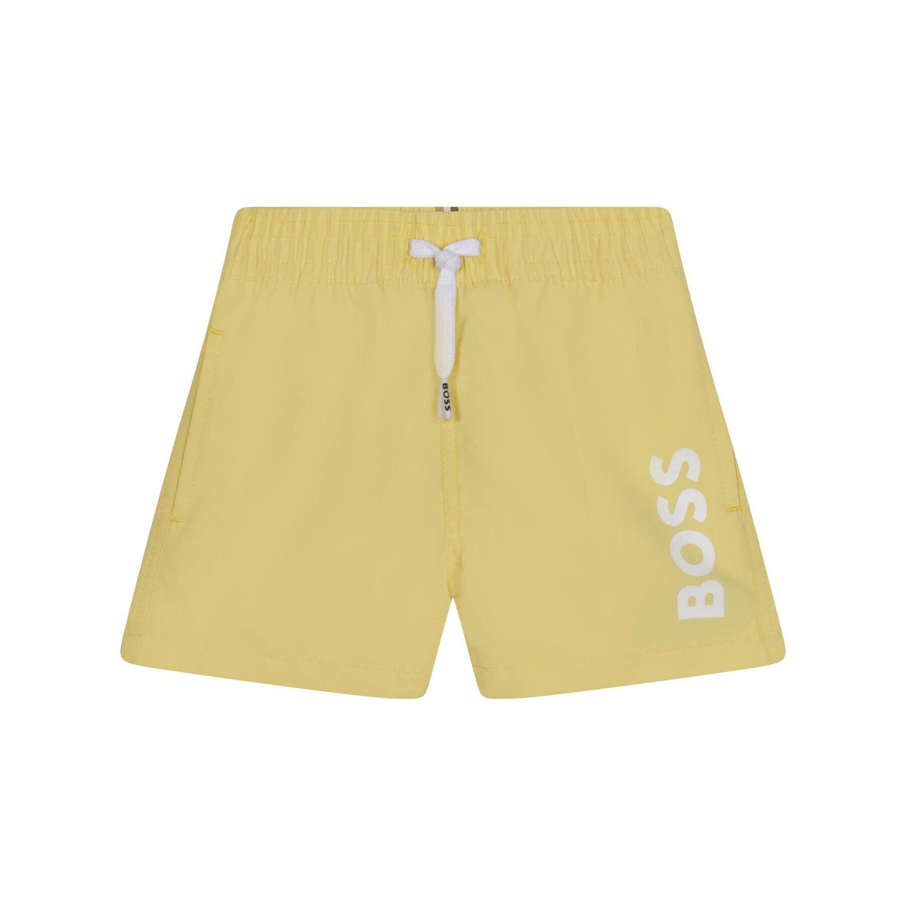 Boss Плувни шорти J04472 M Жълт Regular Fit - Pepit.bg